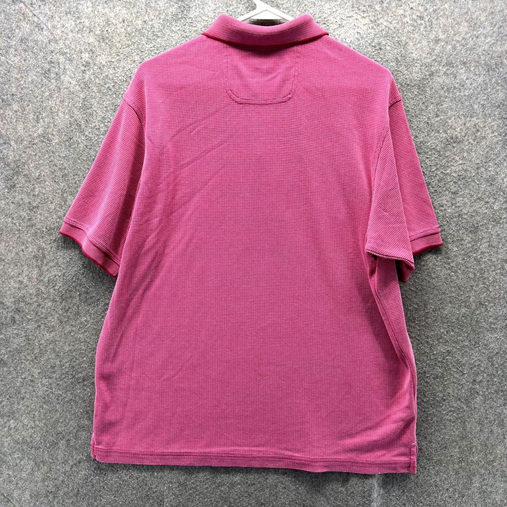 Tommy Bahama Tommy Bahama Polo Shirt Mens M Pink Check Modal Blend Short Sleeve Casual Size US M / EU 48-50 / 2 - 2 Thumbnail