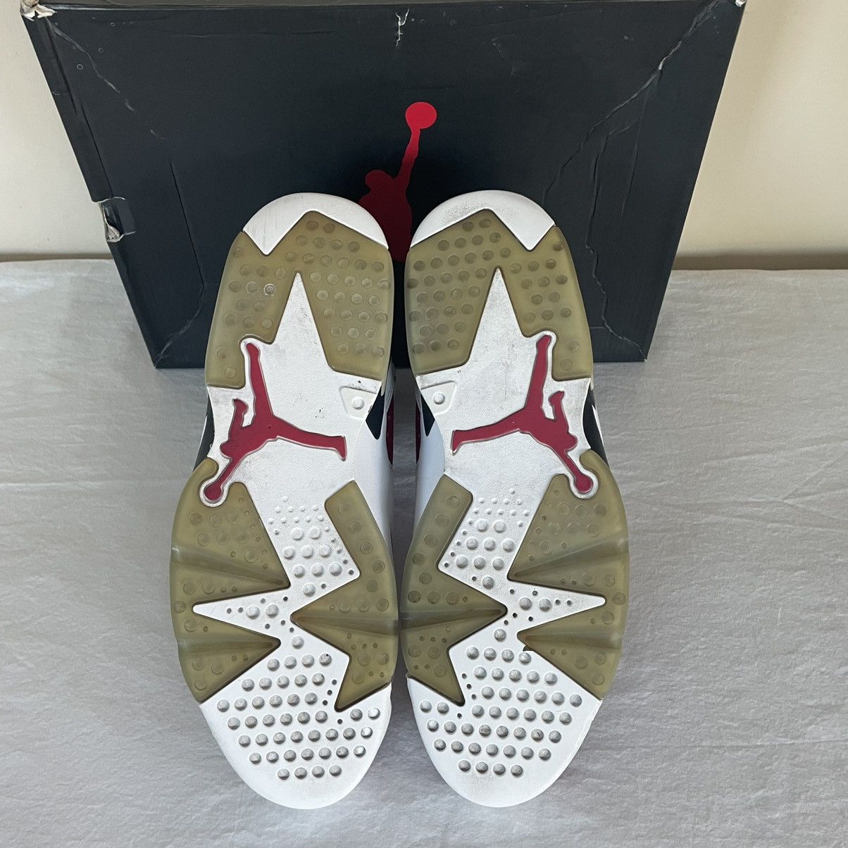 Jordan Brand × Nike Nike Air Jordan 6 Retro Carmine 2014 Mens US Size 12 Size US 12 / EU 45 - 7 Thumbnail
