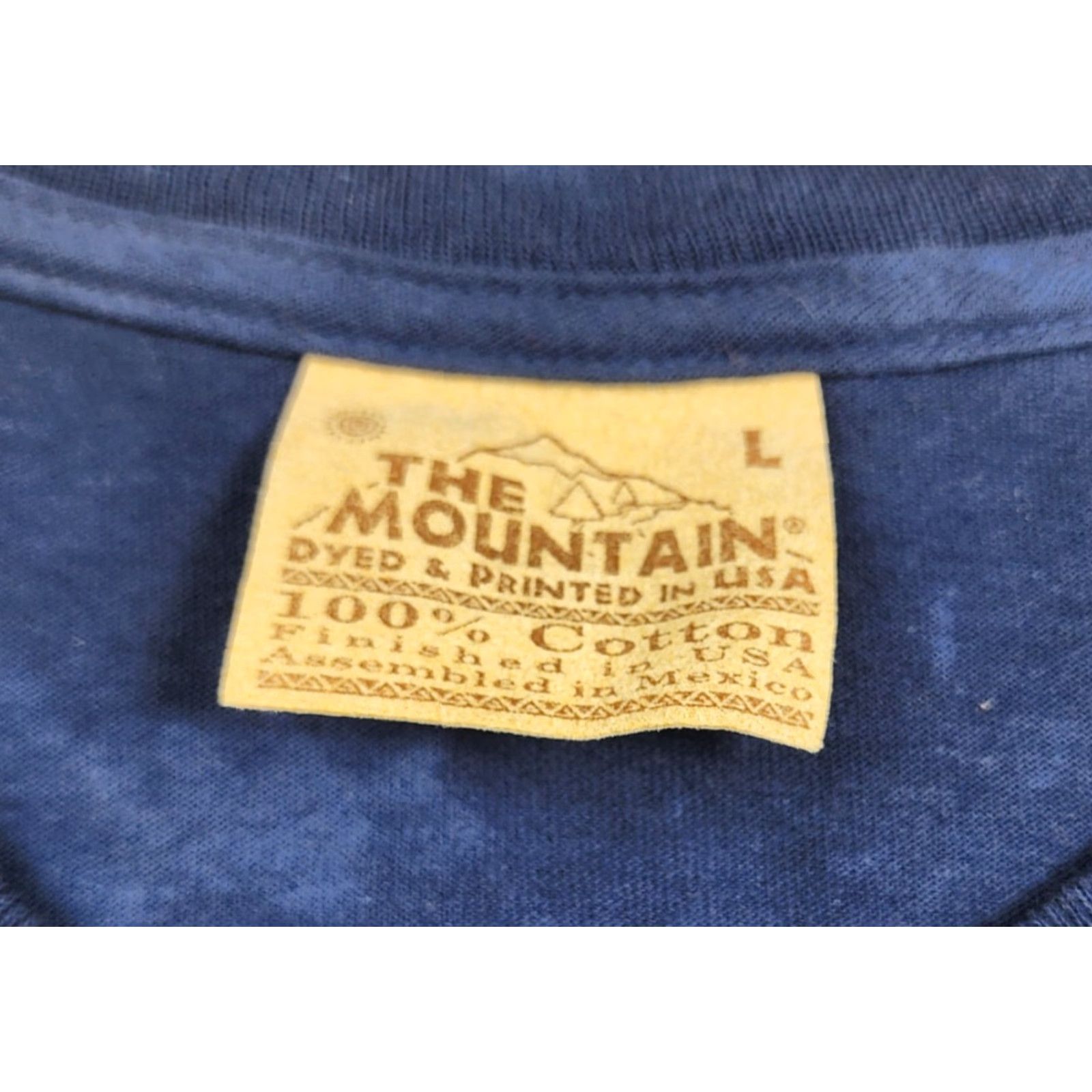 The Mountain VINTAGE? No — The Mountain Shirt Mens Large Blue Tie Dye Bald Eagle American Flag USA Graphic Shirt Mens L Blue Tie Dye Eagle Flag Graphic USA Size US L / EU 52-54 / 3 - 6 Thumbnail