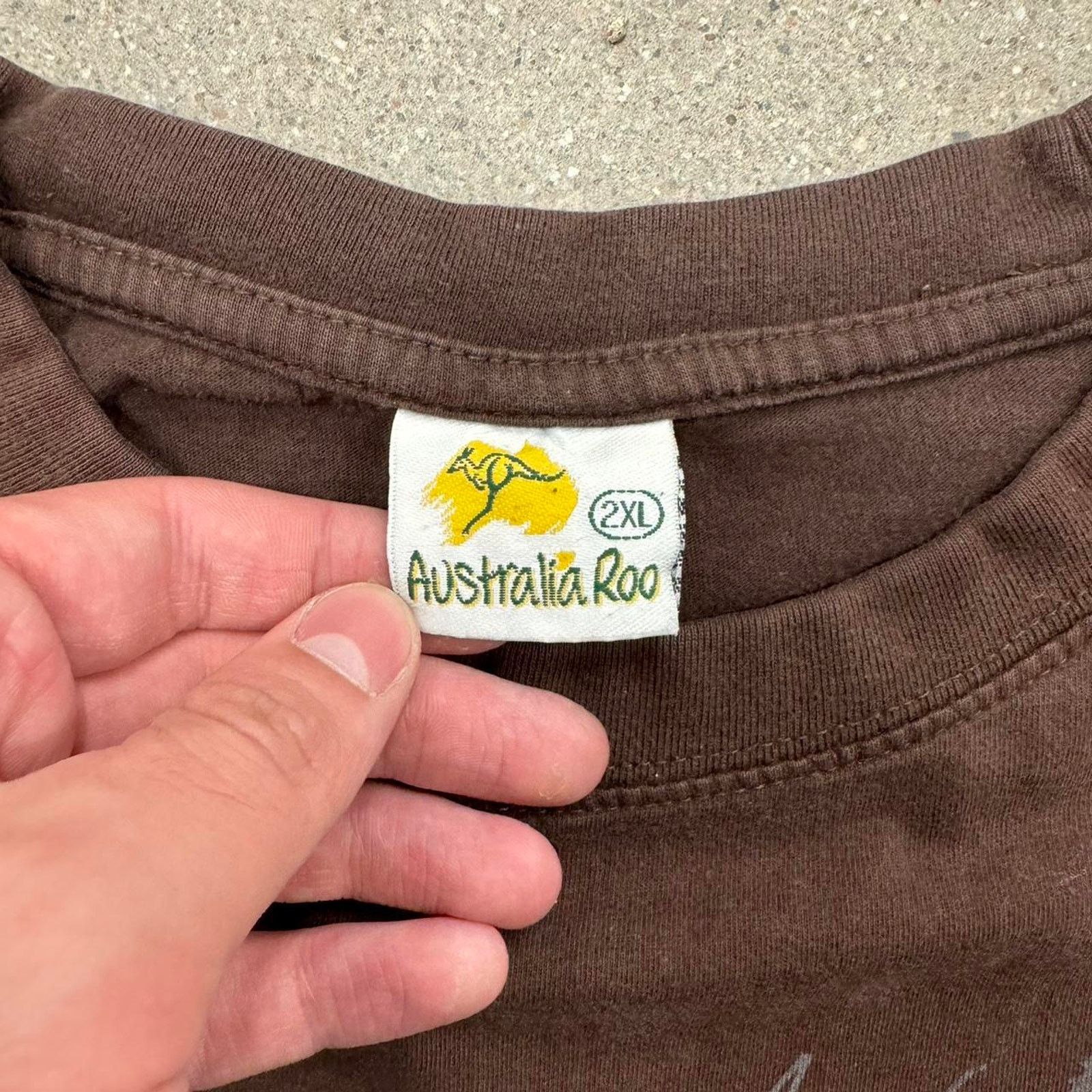 Vintage Y2K Australia Tee with a cool front hit Size US XXL / EU 58 / 5 - 3 Thumbnail
