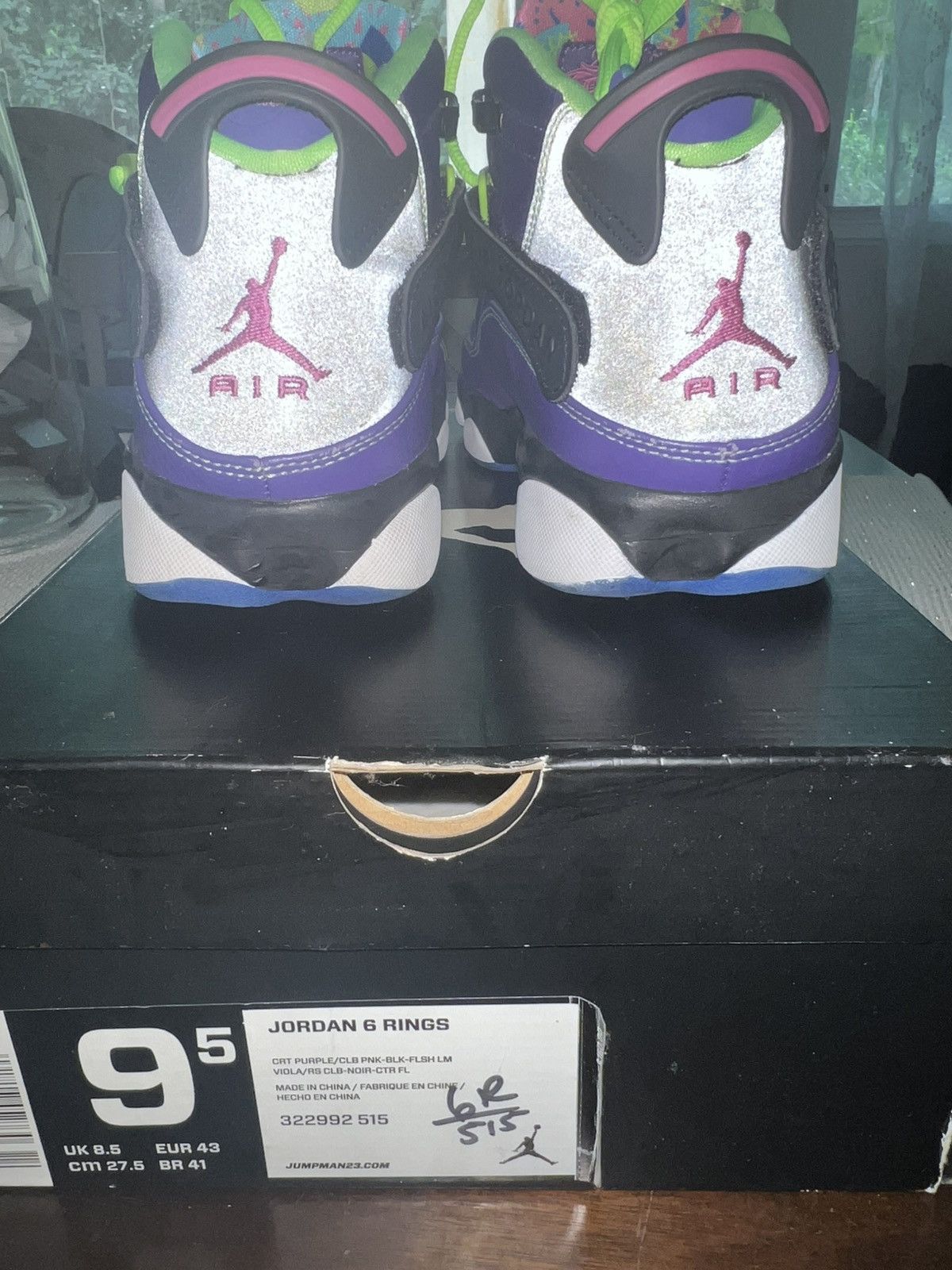 Jordan Brand Jordan 6 rings “Bel-Air” Size US 9.5 / EU 42-43 - 5 Thumbnail