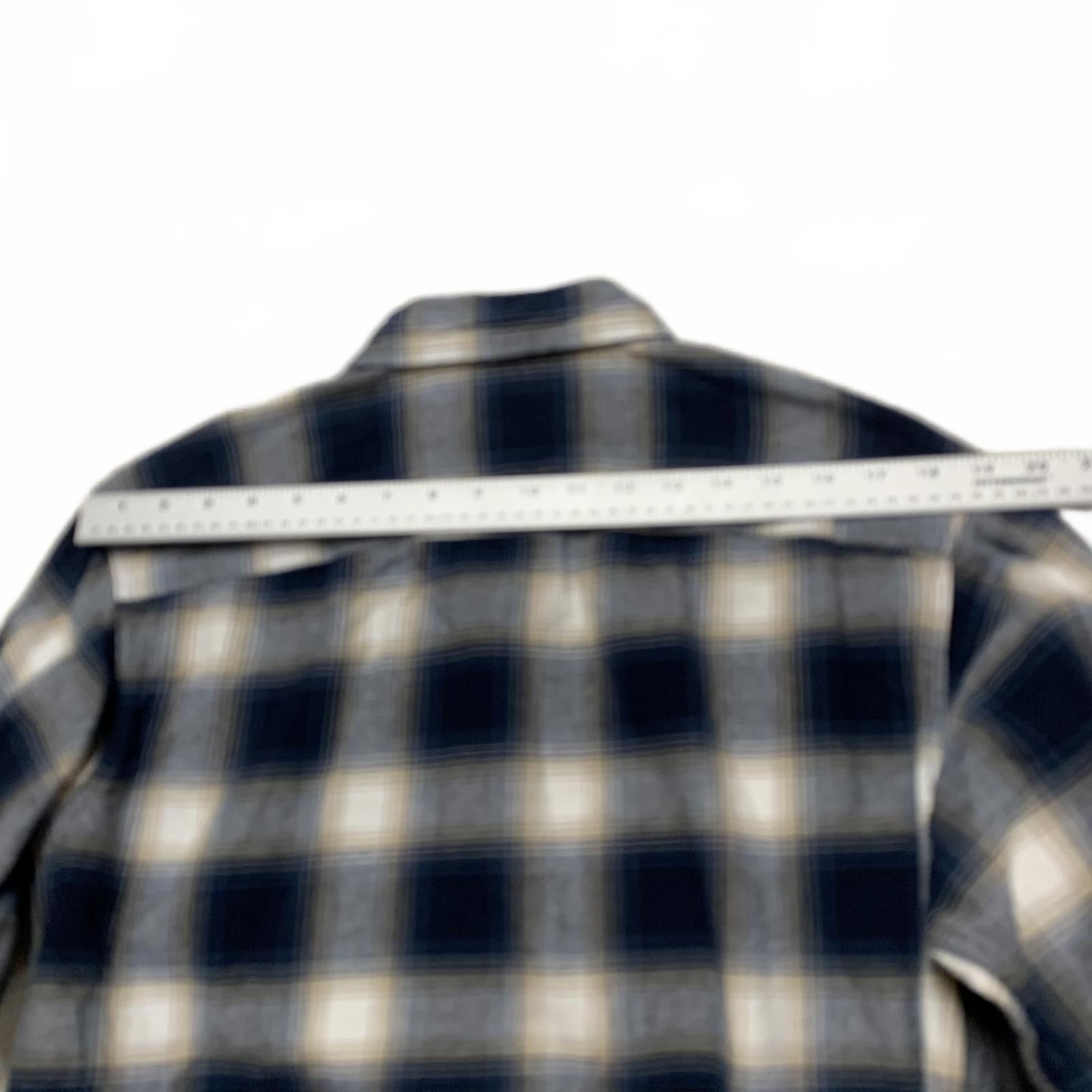 Redhead Red Head Men's Large Blue Plaid Flannel Shirt Cotton Size US L / EU 52-54 / 3 - 4 Thumbnail