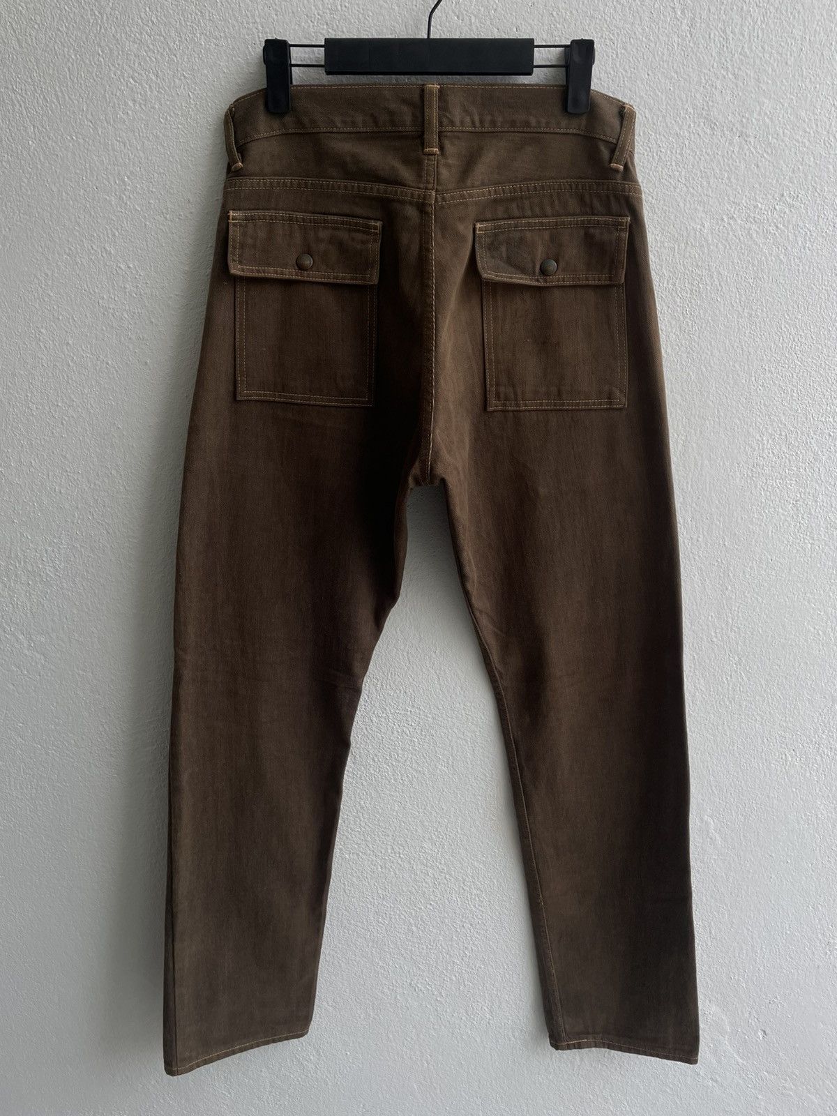 Bape Vintage 2000's Bathing Ape Busy Work Denim Bush Pants Size US 31 - 5 Thumbnail