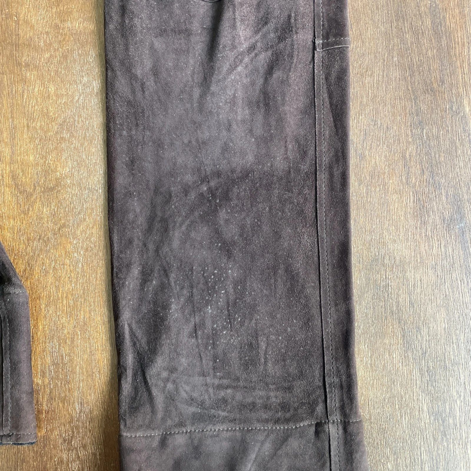 Dolce & Gabbana DOLCE&GABBANA Vera Pelle Real Leather Pants Size US 34 / EU 50 - 10 Thumbnail
