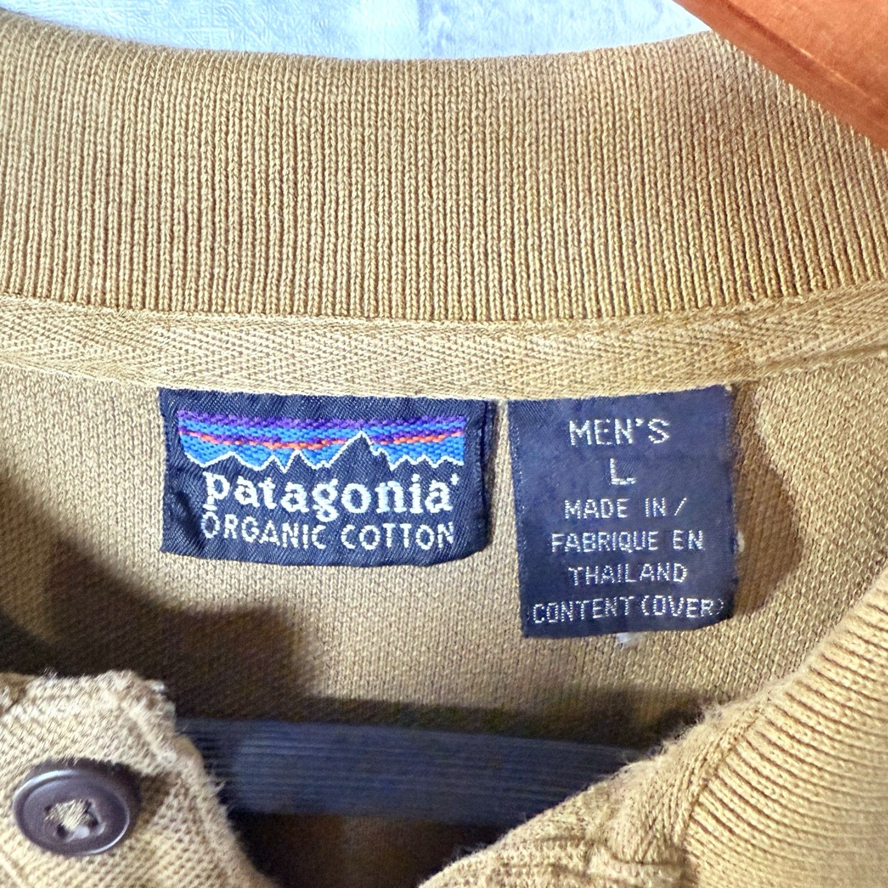 Patagonia Patagonia Shirt Mens Size L Cotton Blend Tan Polo Size US L / EU 52-54 / 3 - 4 Thumbnail