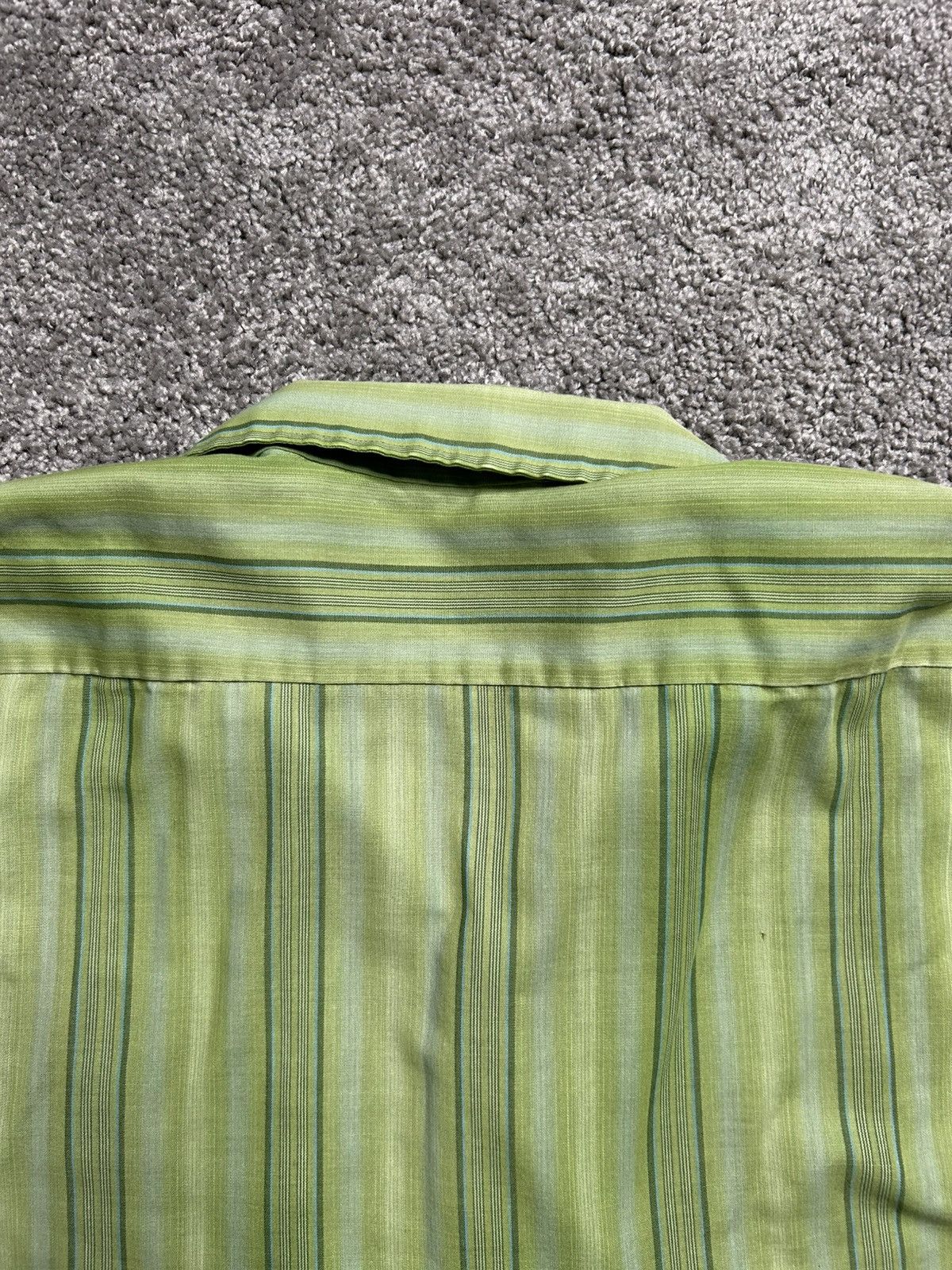 Vintage Vintage 50s/60s Loop Collar Striped Short Sleeve Button Up Size US L / EU 52-54 / 3 - 7 Thumbnail