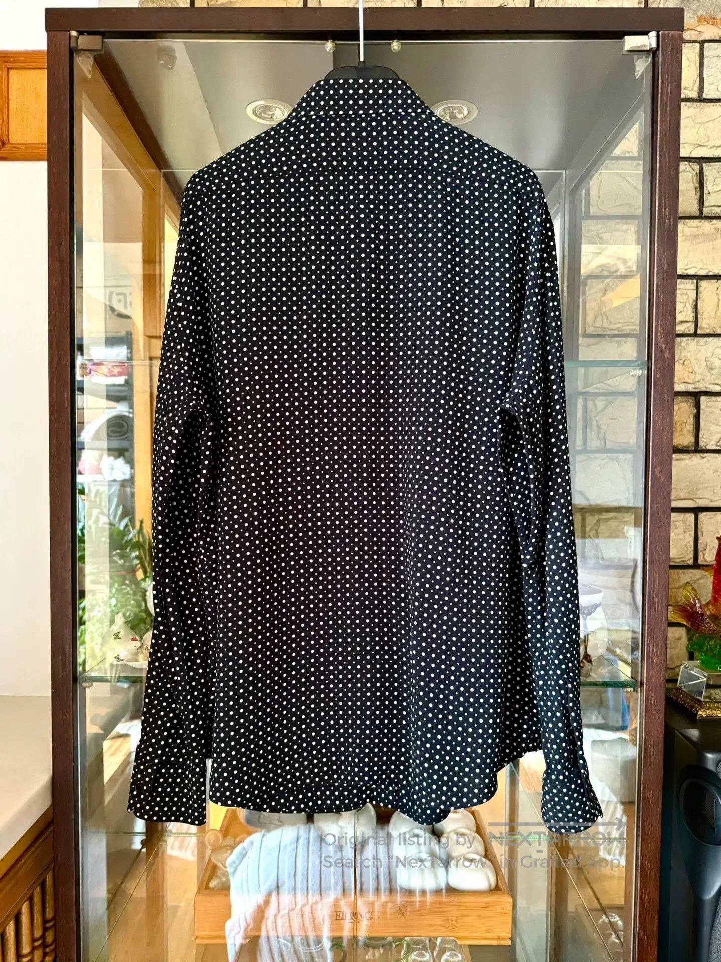 Celine Celine 23SS Silk Polka Dot Shirt. Size US S / EU 44-46 / 1 - 4 Thumbnail