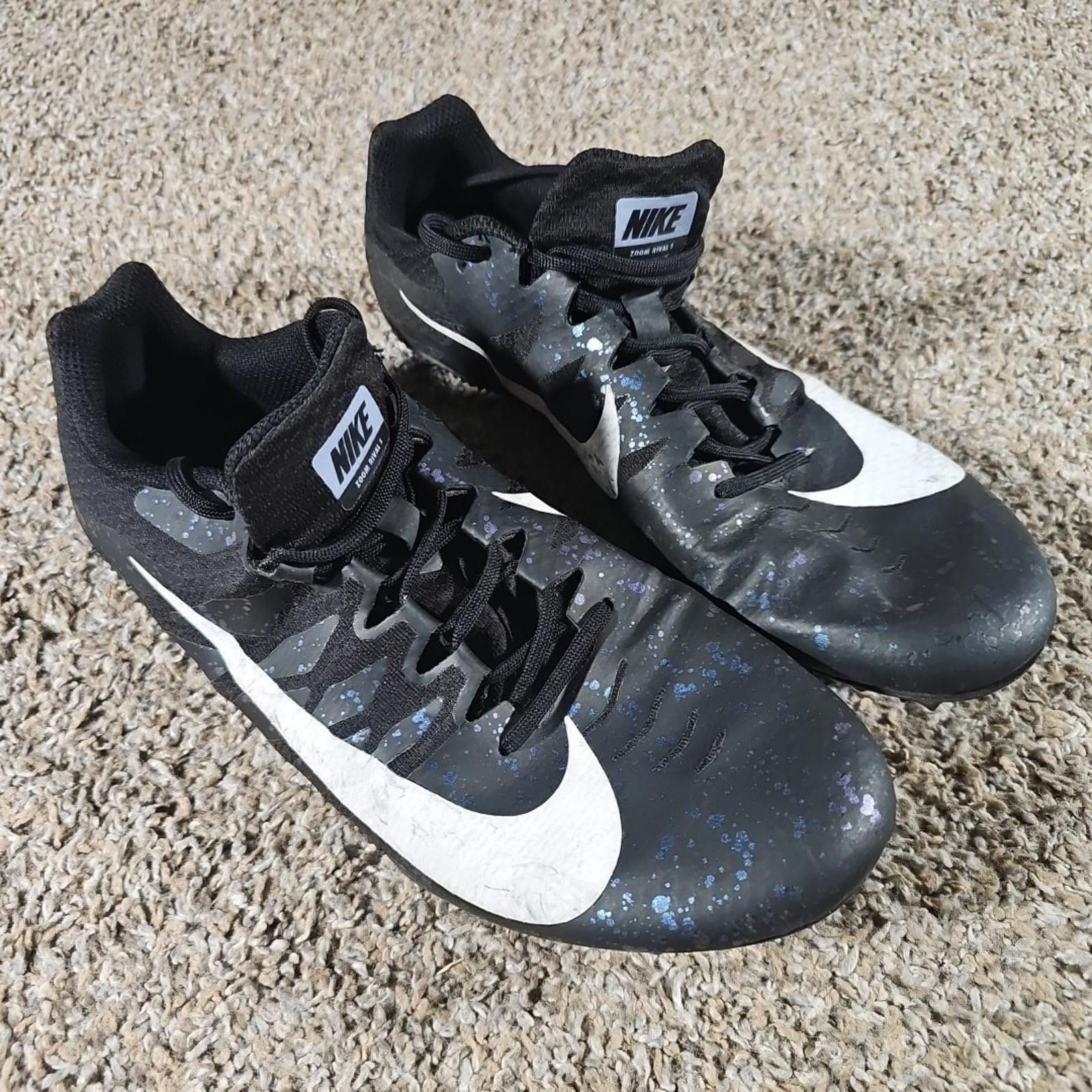 Nike Nike Zoom Rival S Black Indigo Men's Sz 11 Cleats 907564-003 Size US 11 / EU 44 - 1 Thumbnail