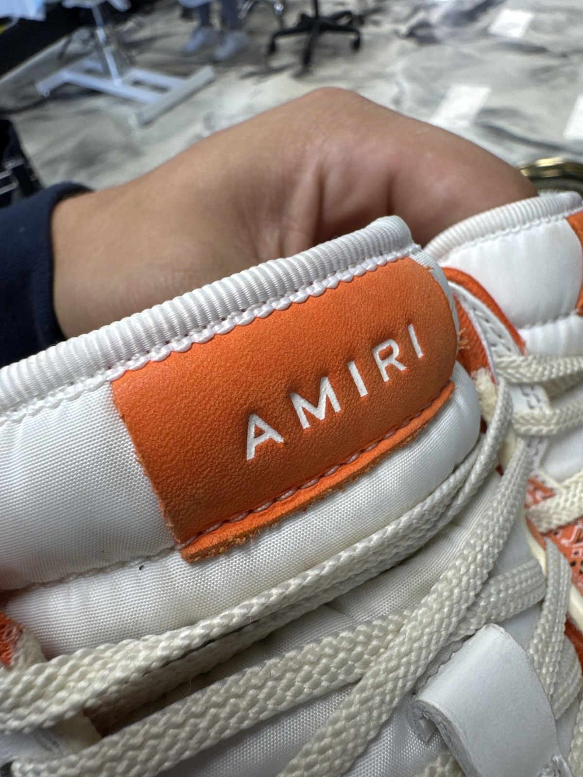 Amiri AMIRI SKEL TOP HIGH BANDANA ORANGE Size US 9 / EU 42 - 8 Thumbnail