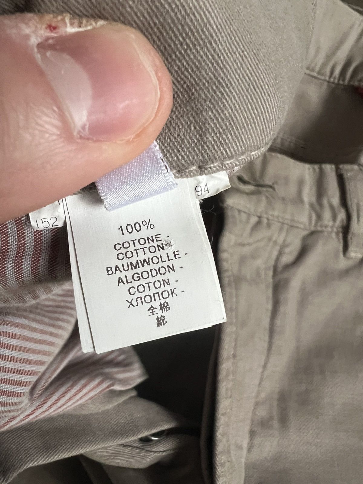 Brunello Cucinelli Soft Cotton Pants 34x32 (IT 50) Size US 32 / EU 48 - 7 Thumbnail