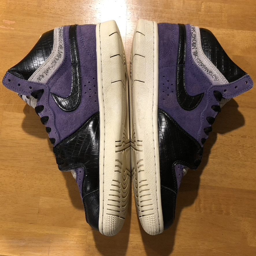 Nike × Stussy 2005 Stussy Nike Court Force Purple Size 9.5 US Men's Size US 9.5 / EU 42-43 - 6 Thumbnail