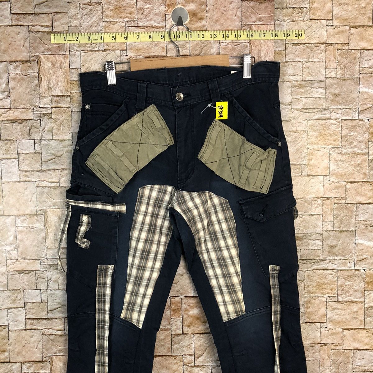 Japanese Brand DL Japanese Custom D.Blue Cargo Multipocket Pants #A354 Size US 31 - 2 Thumbnail
