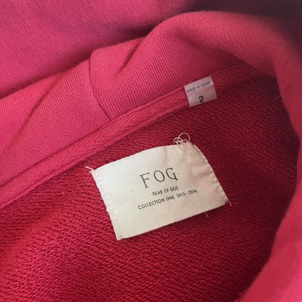 Fear of God FOG Fear of God 2015 - 2016 Side Zip Hoodie Pullover Size US S / EU 44-46 / 1 - 7 Thumbnail
