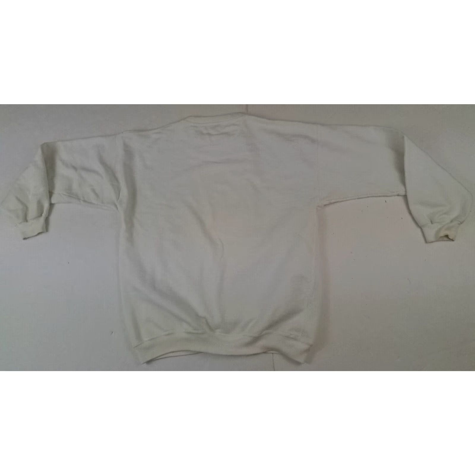 Vintage VINTAGE Nauti Coscen-Corva Sweatshirt Long Sleeve White L Unisex Adults Crew Neck Pullover Canvas 25in 24in Pit to Pit Hungary Size US L / EU 52-54 / 3 - 6 Thumbnail