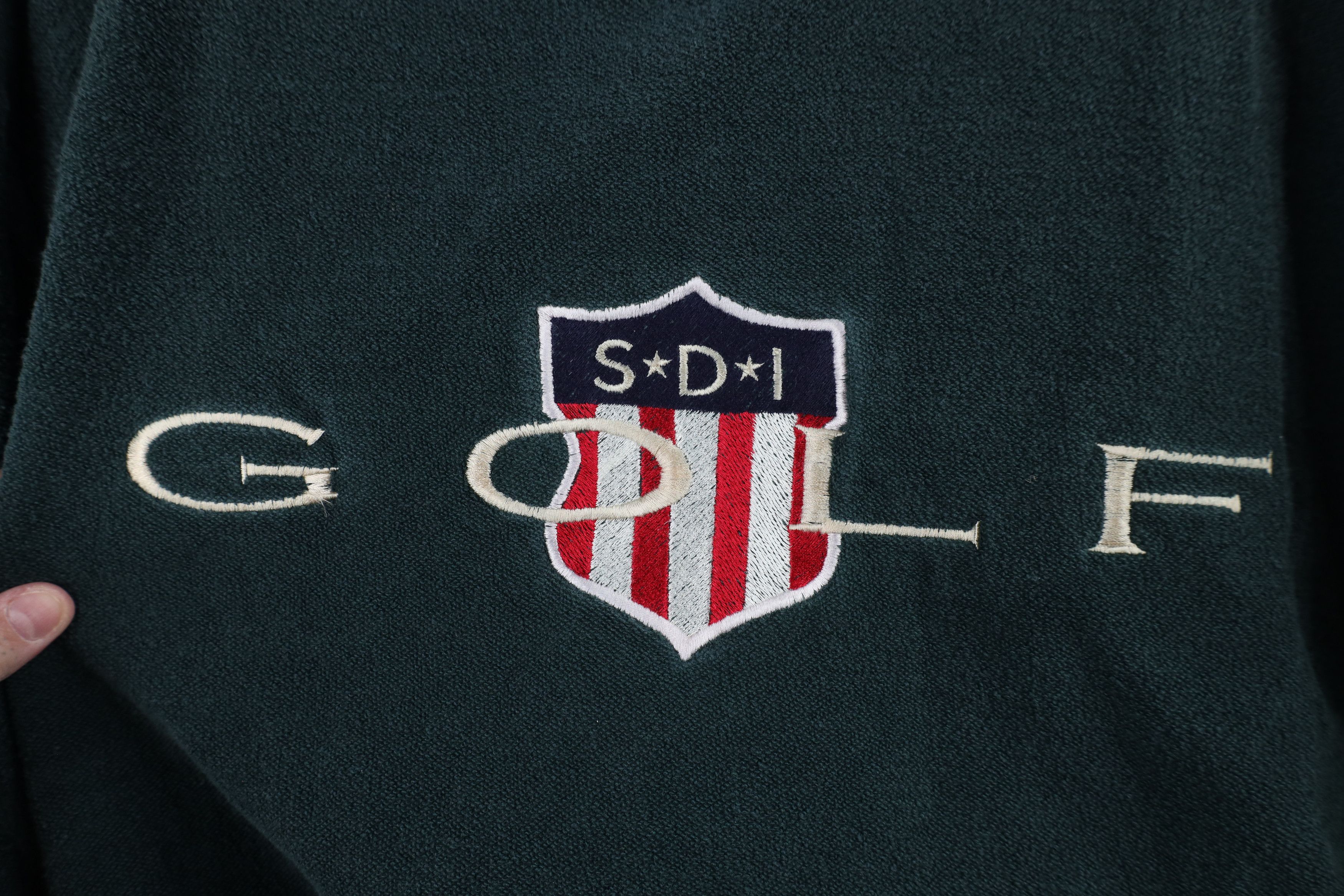 Vintage Vintage 90s Reverse Fleece Highland Meadows Golf Sweatshirt Size US M / EU 48-50 / 2 - 5 Thumbnail