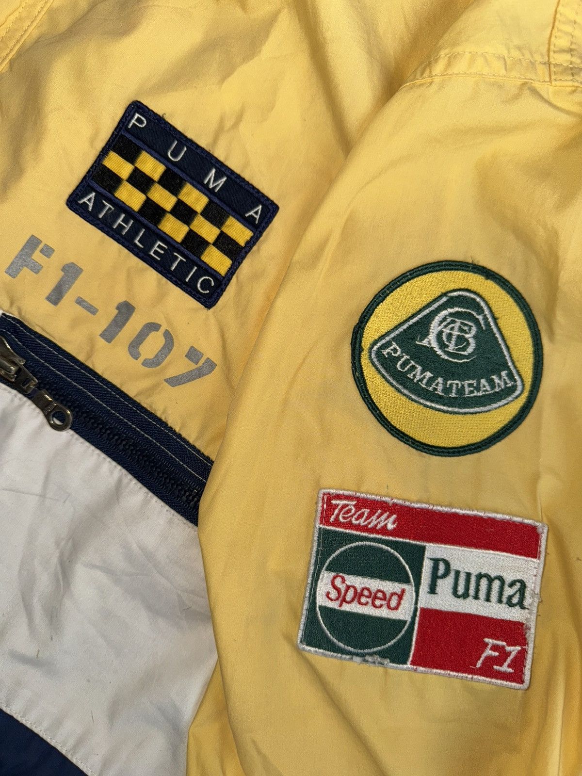 Puma VERY RARE VINTAGE JACKET PUMA TEAM SPEED LOTUS RACING Size US L / EU 52-54 / 3 - 3 Thumbnail