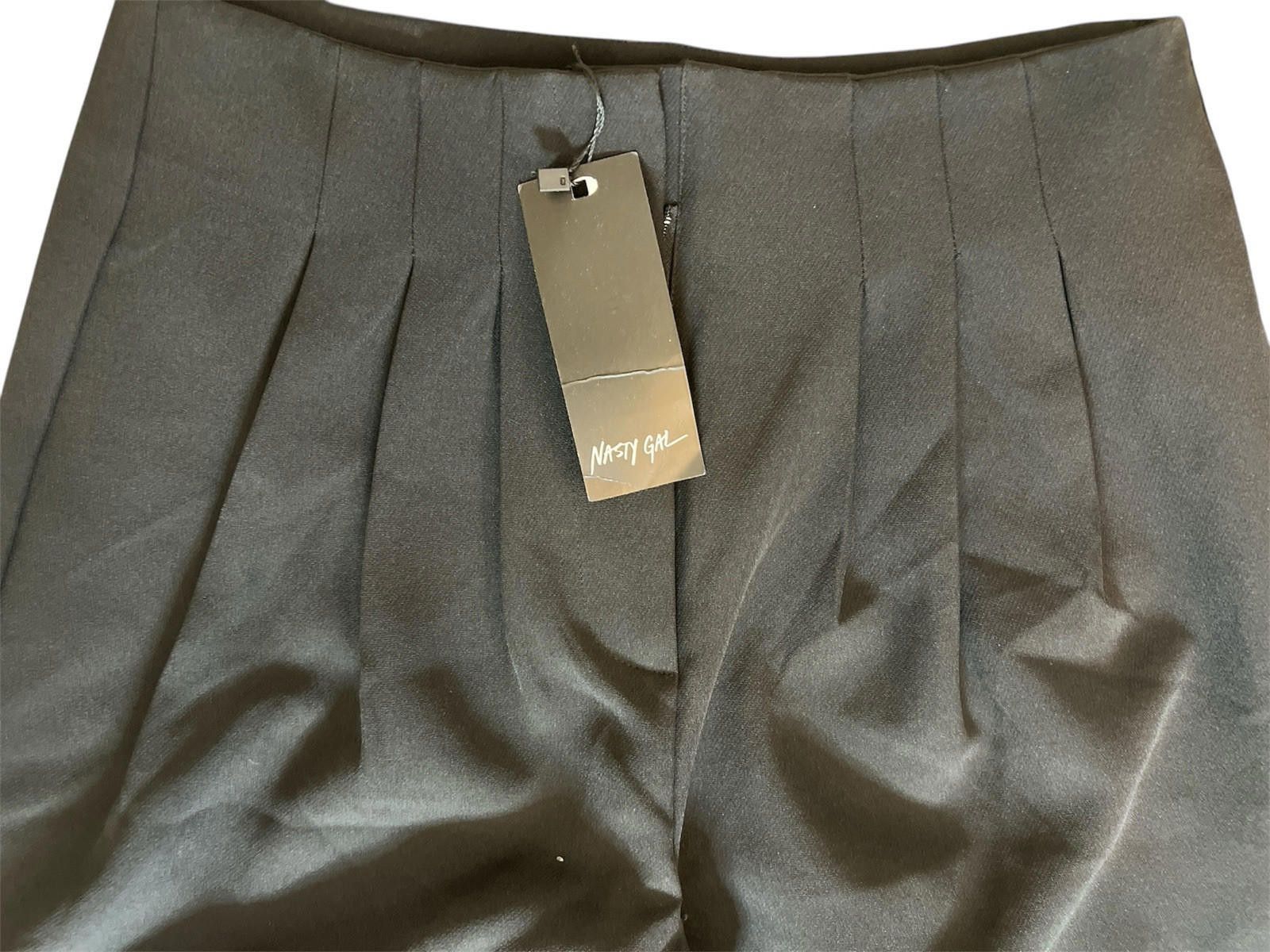 Designer Nasty Gal Power Through Wide Leg Pants Sz 2 Size 26" / US 2 / IT 38 - 3 Thumbnail