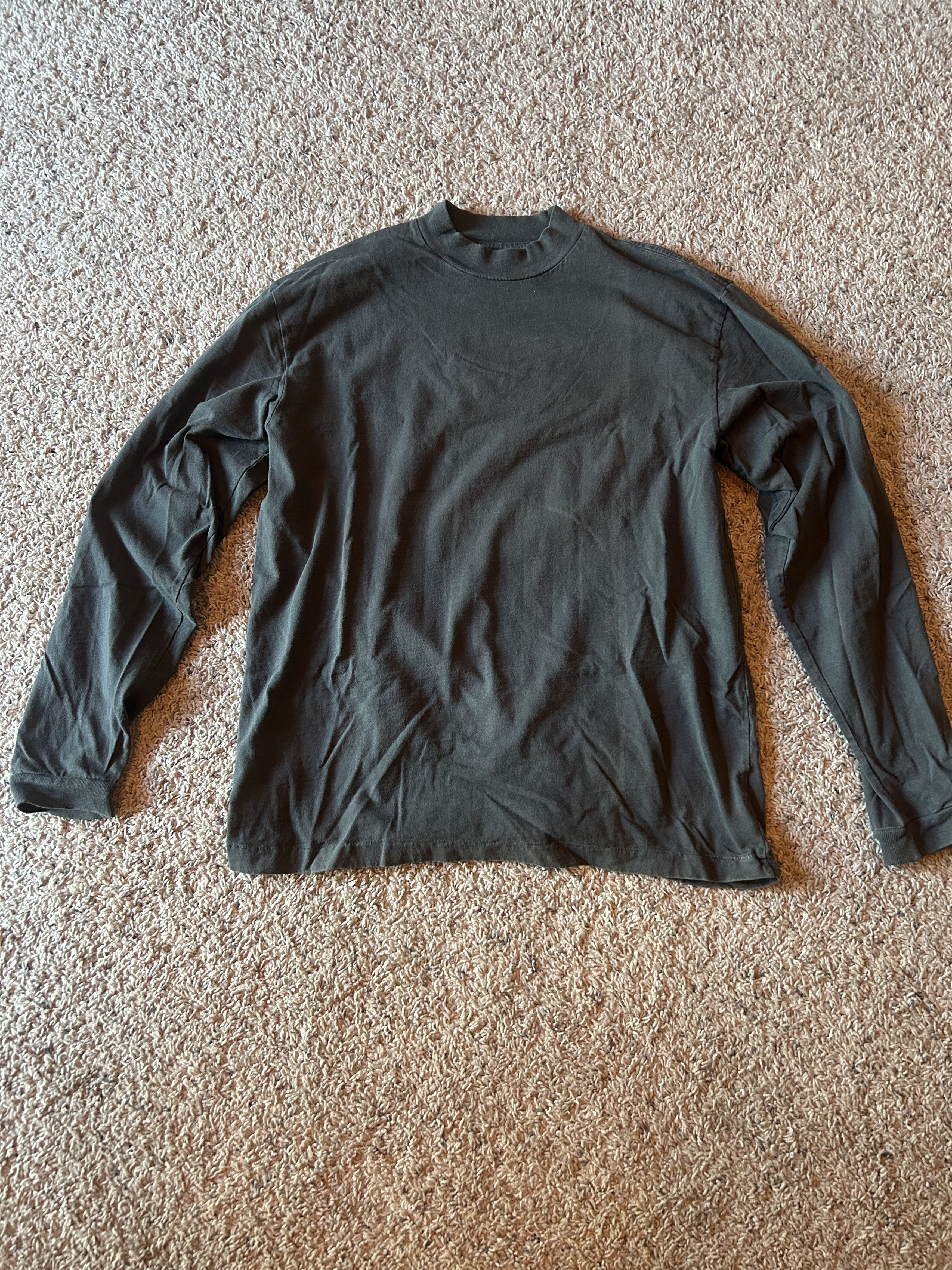 John Elliott 900 LS Mock Tee Charcoal Size US S / EU 44-46 / 1 - 1 Thumbnail