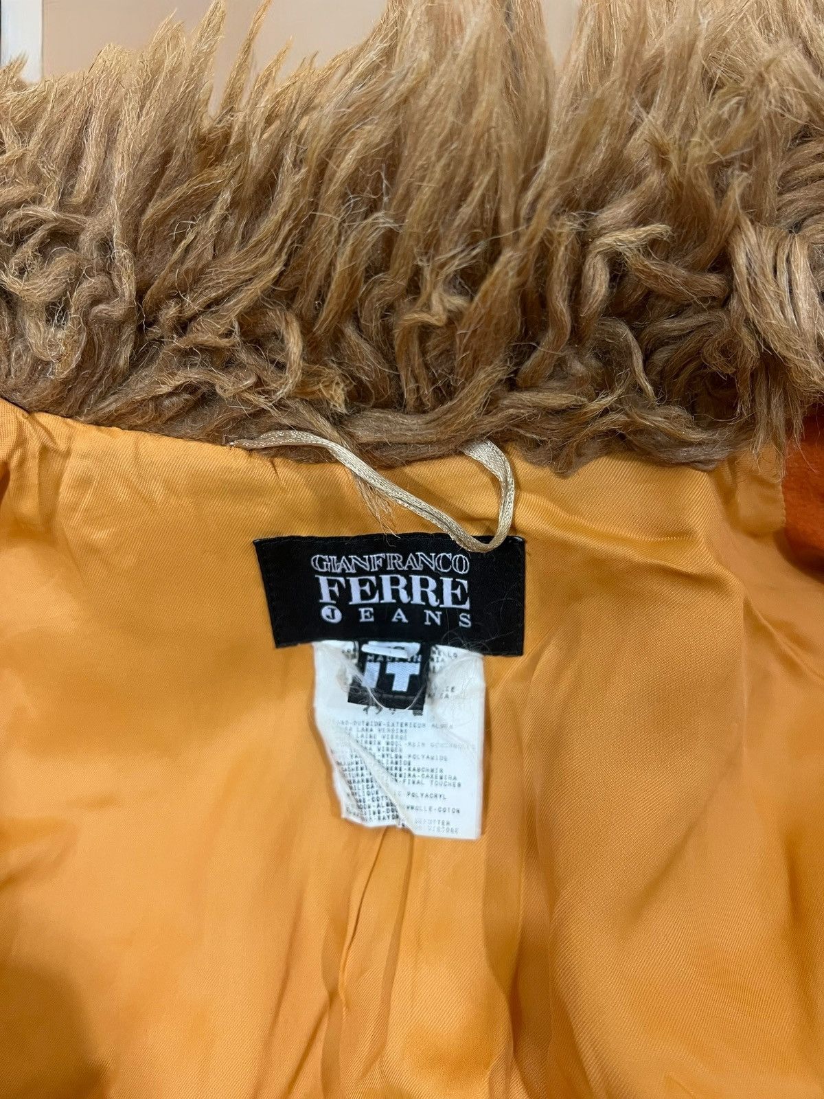 Gianfranco Ferre Gianfranco Ferre Jeans Vintage Orange Coat Size M Size M / US 6-8 / IT 42-44 - 5 Thumbnail