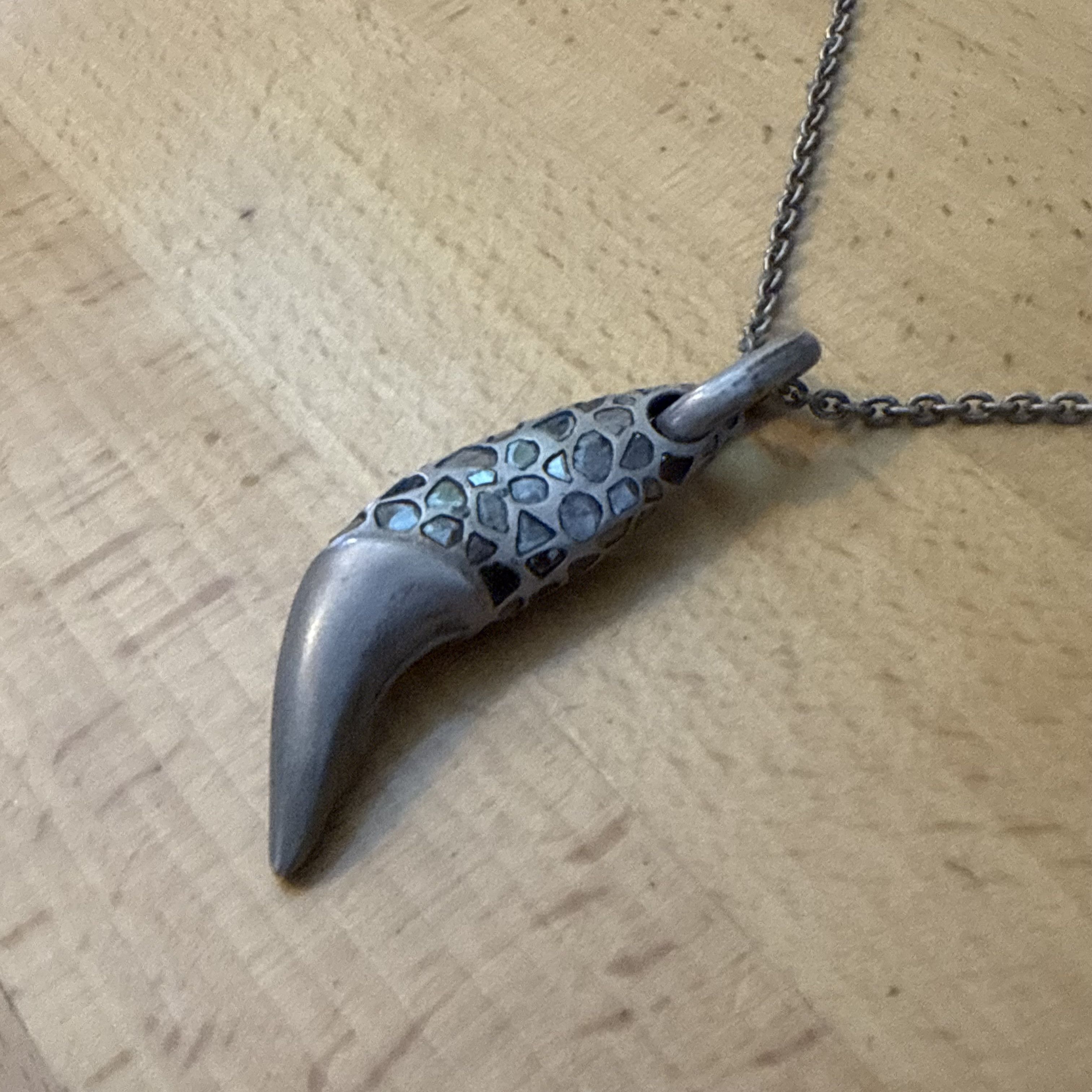 Parts Of Four Bear tooth necklace mega pave Size ONE SIZE - 4 Thumbnail