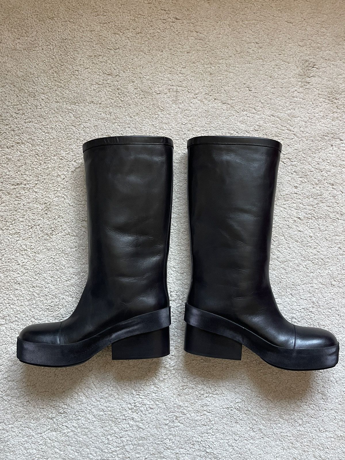 Raf Simons Black Heel Boots Size US 8 / EU 41 - 3 Thumbnail