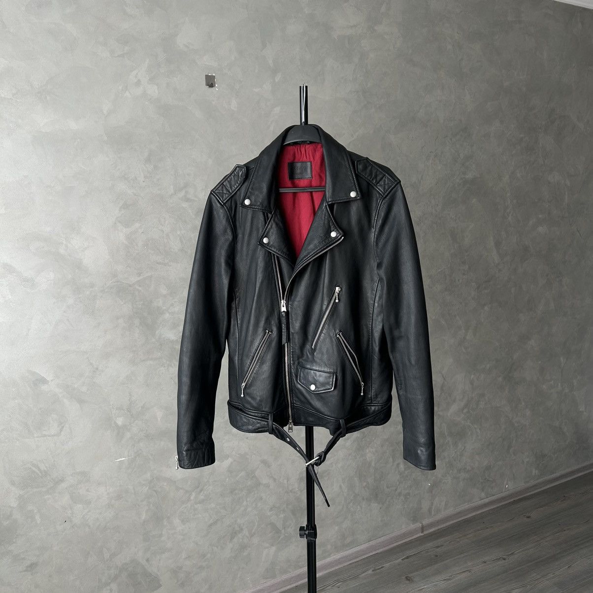 Allsaints 🔥Allsaints Leather Torrance Biker Jacket Size US M / EU 48-50 / 2 - 1 Thumbnail