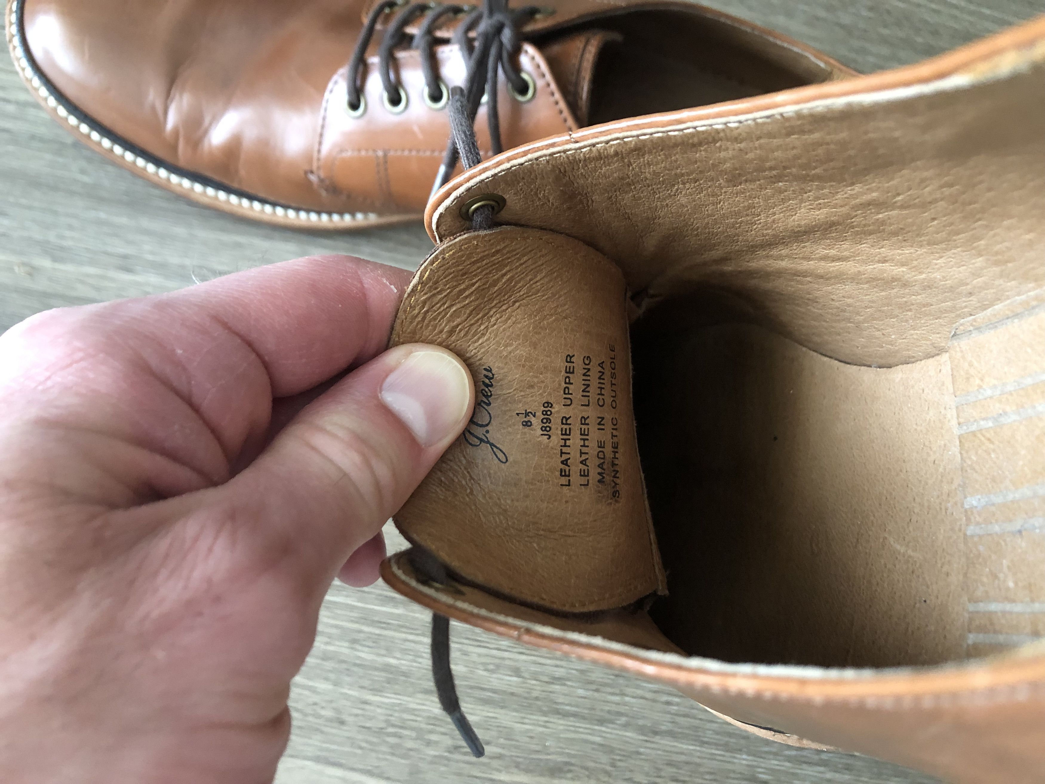 J.Crew J.Crew Oar Stripe Italian Leather Derbys Size US 8.5 / EU 41-42 - 7 Thumbnail
