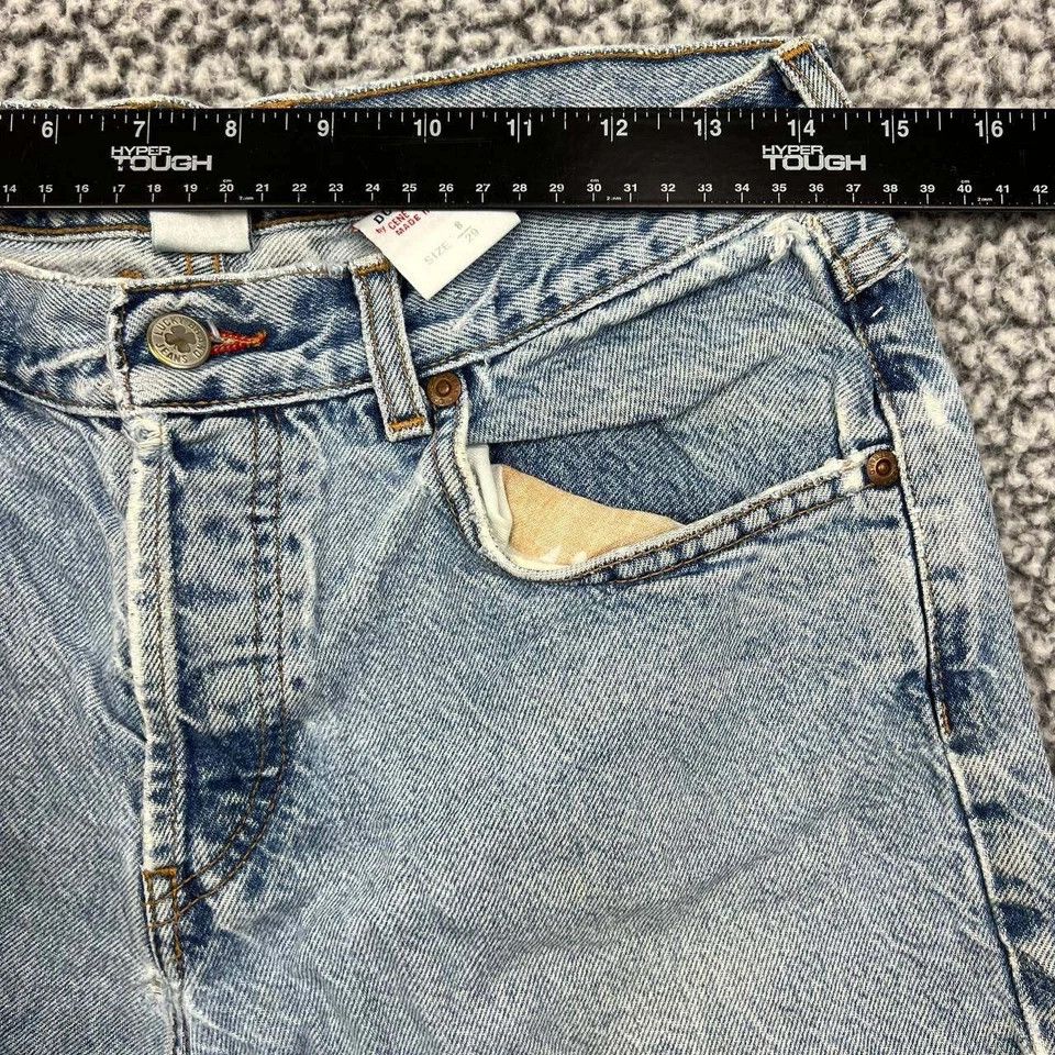Lucky Brand × Vintage Lucky Brand Jeans Women 8x29 Denim Faded Flared Dungarees Size 28" / US 6 / IT 42 - 3 Thumbnail