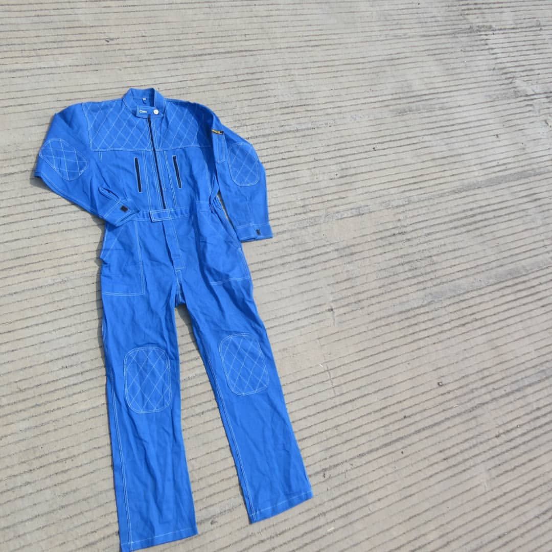 Vintage Classic Mechanics ski suit Catelpack Blue Pastel Overalls Size US L / EU 52-54 / 3 - 4 Thumbnail