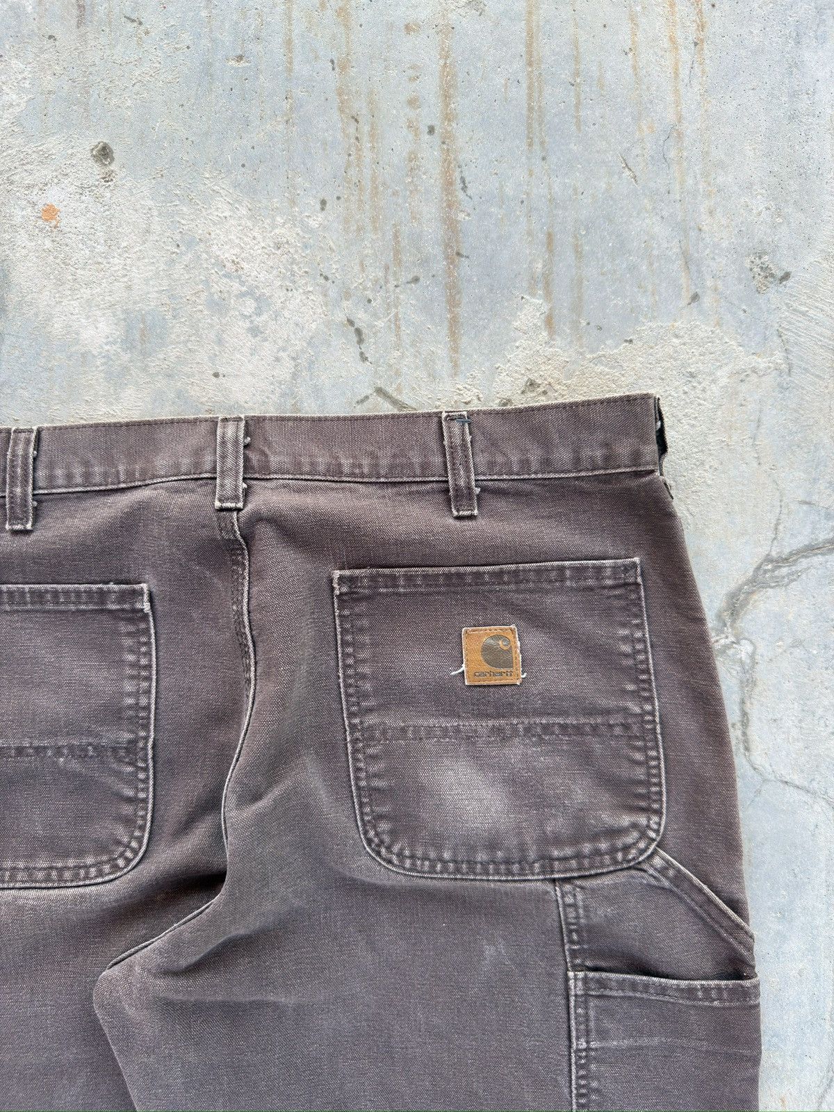 Carhartt × Vintage Vintage 2000s Carhartt Dark Brown Pants Size US 35 - 3 Thumbnail