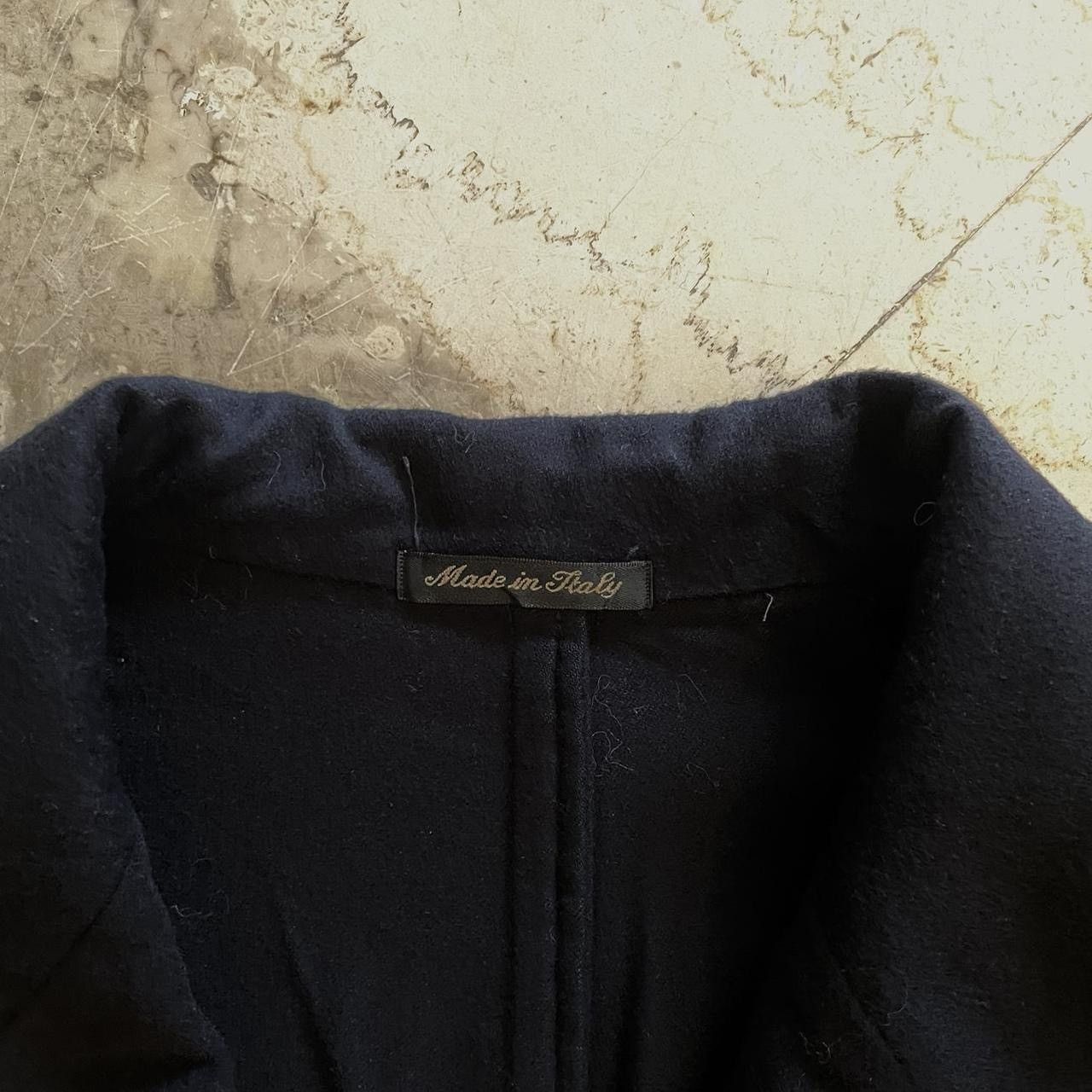 Loro Piana Loro Piana X Genghi Navy Blue Long Coat Size US XL / EU 56 / 4 - 2 Thumbnail