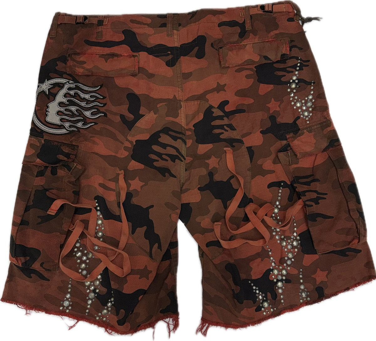 HELLSTAR Hellstar Studded Camo Cargo Shorts Size US 36 / EU 52 - 6 Thumbnail