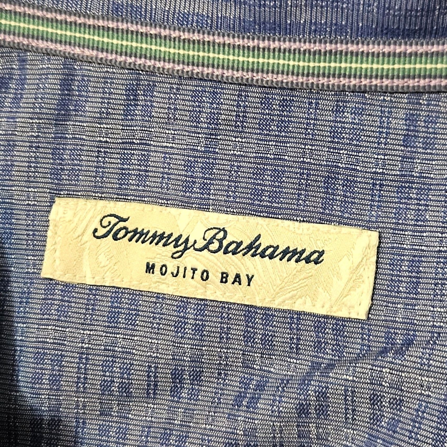 Tommy Bahama Tommy Bahama Mojito Bay Flora Cres Island Zone Camp Shirt Men's 3XL Blue Short Sleeve XXXL Size US XXL / EU 58 / 5 - 4 Thumbnail