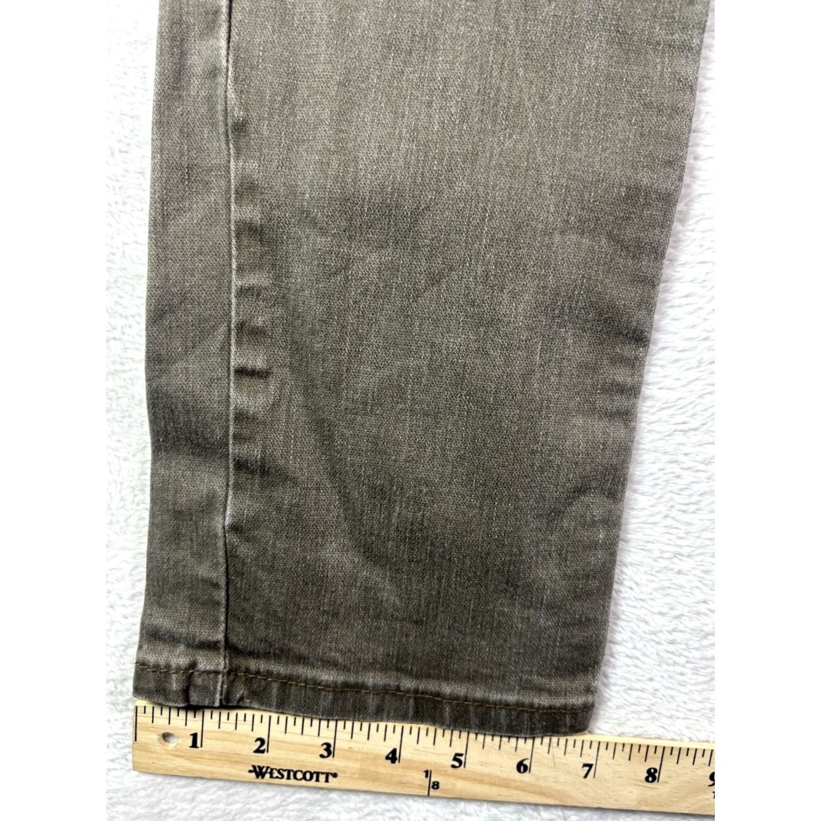 Levi's Levi's 511 Jeans Men Slim Fit 32x36 Tan Gray Denim 5-Pocket Straight Button Zip N/A Size US 32 / EU 48 - 5 Thumbnail