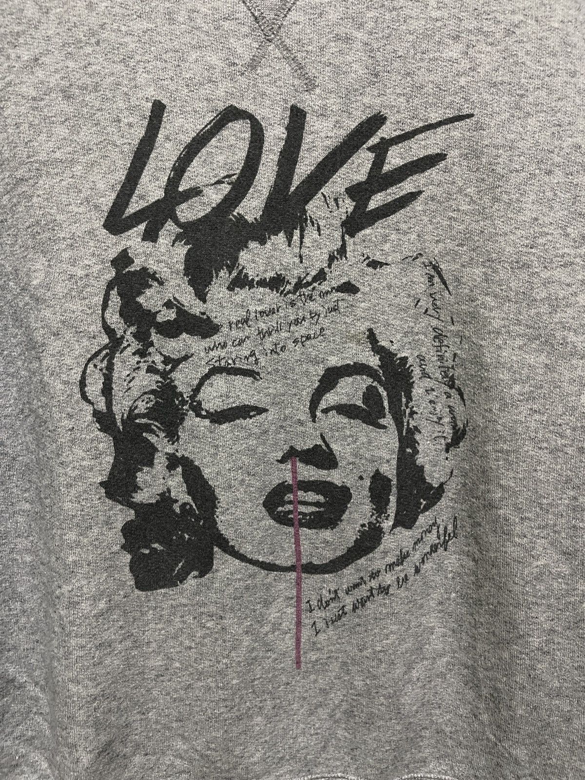 Japanese Brand Buggy Marilyn Monroe Sweatshirt Size US M / EU 48-50 / 2 - 4 Thumbnail
