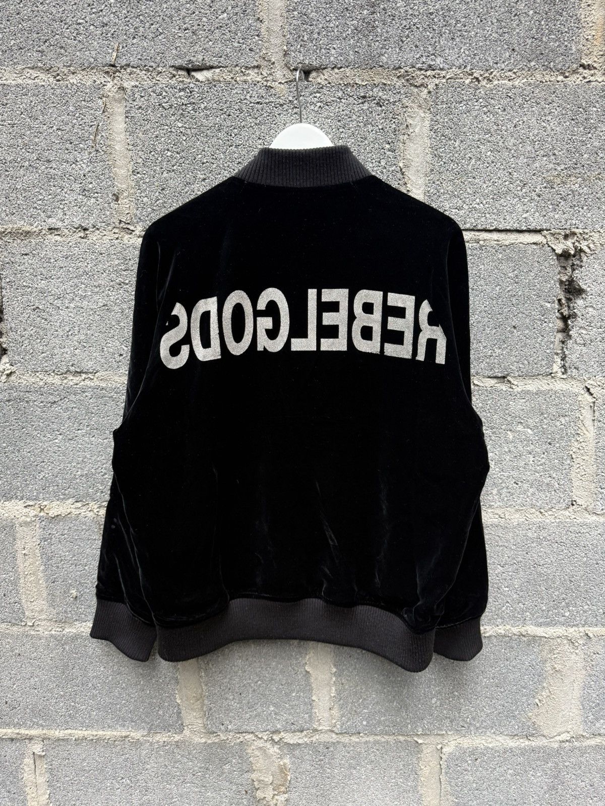 Undercover AW02 Undercover Rebelgods Velour Bomber Jacket Size US M / EU 48-50 / 2 - 2 Thumbnail