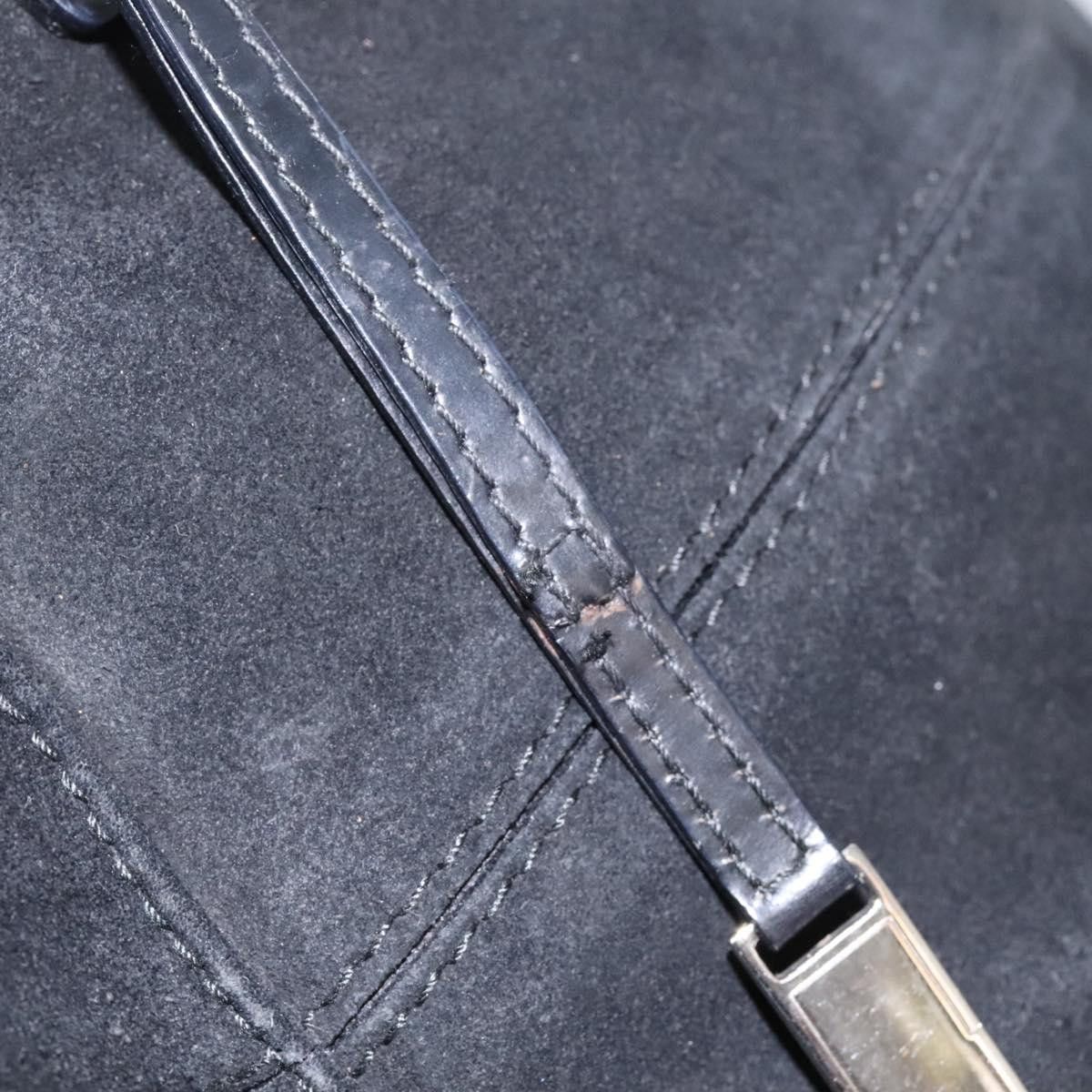 Gucci GUCCI Hand Bag Suede Black Silver Size ONE SIZE - 10 Thumbnail