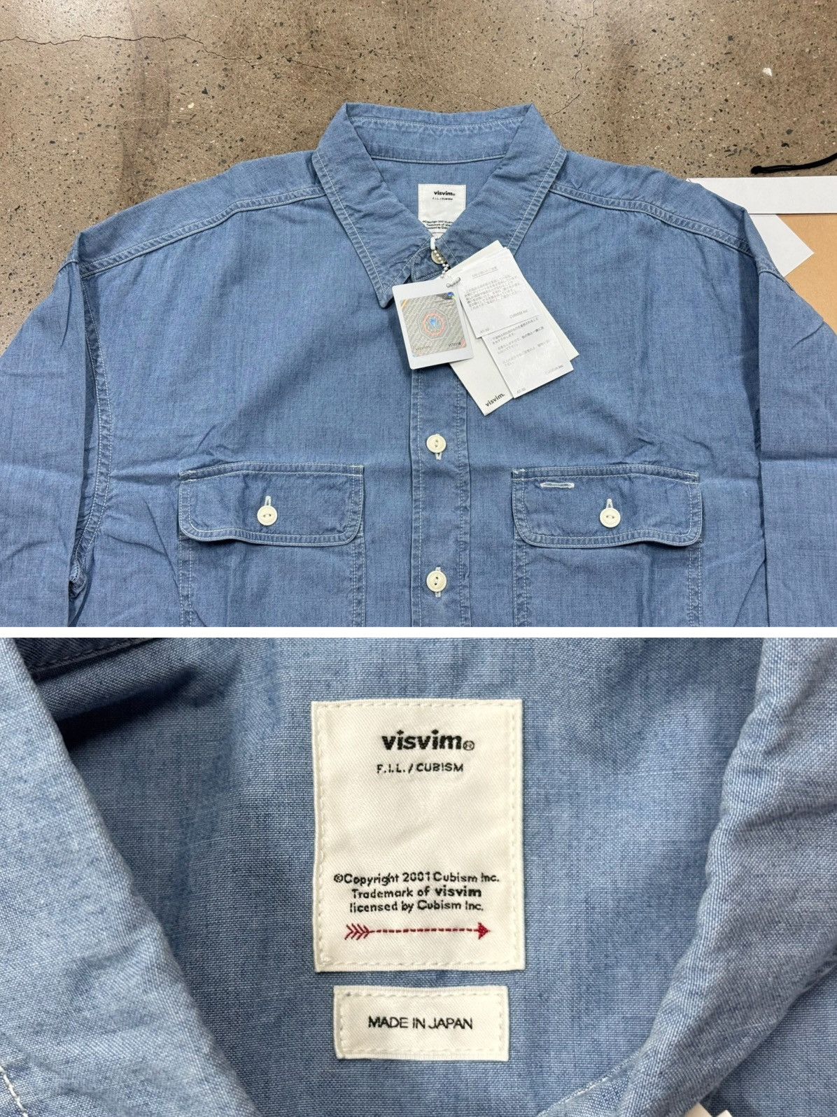Visvim Visvim 20ss LUMBER SHIRT L/S Lt. Indigo Size US M / EU 48-50 / 2 - 5 Thumbnail