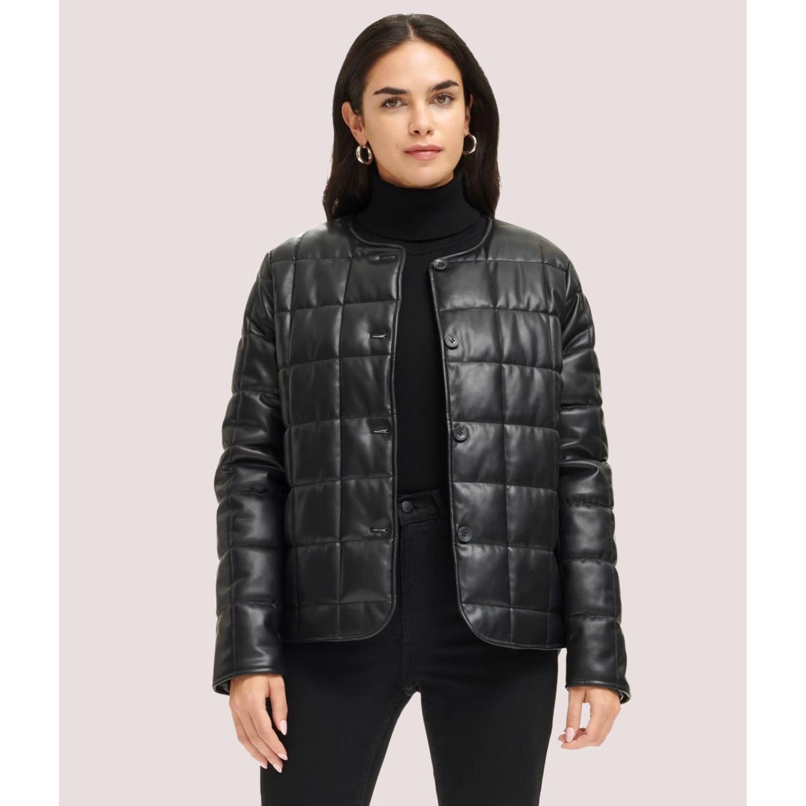 Calvin Klein Calvin Klein Womens Boxy Quilted Puffer Jacket black M Size M / US 6-8 / IT 42-44 - 1 Thumbnail