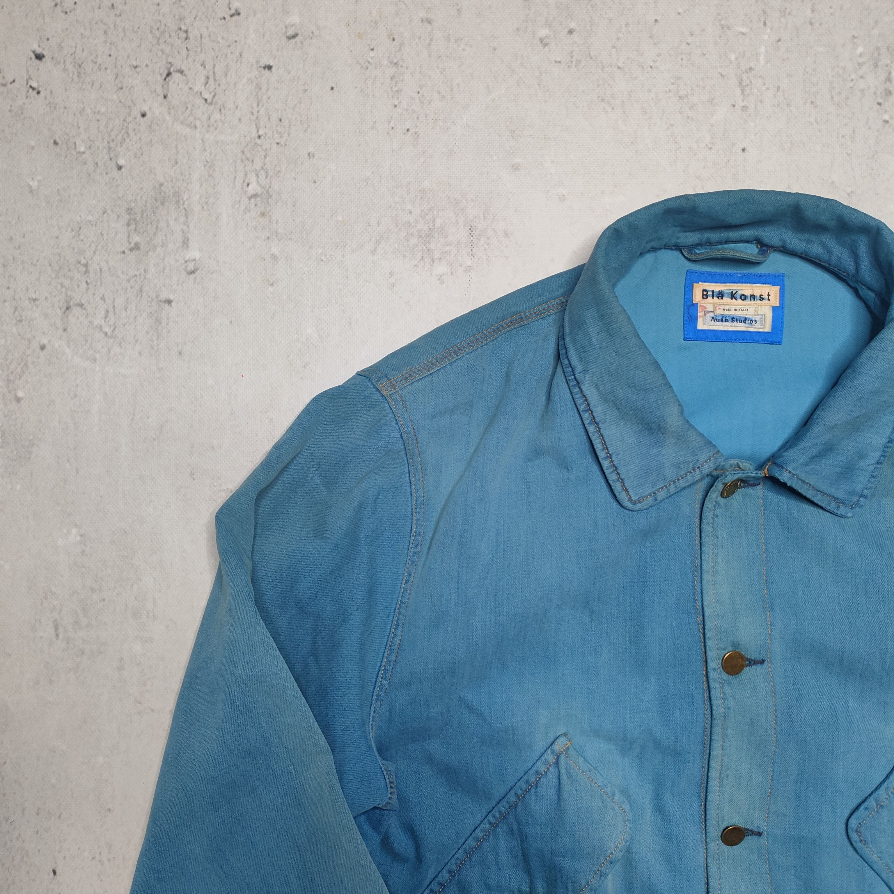 Acne Studios Acne studios bla konst 1/1 sample washed denim jacket Size US L / EU 52-54 / 3 - 6 Thumbnail