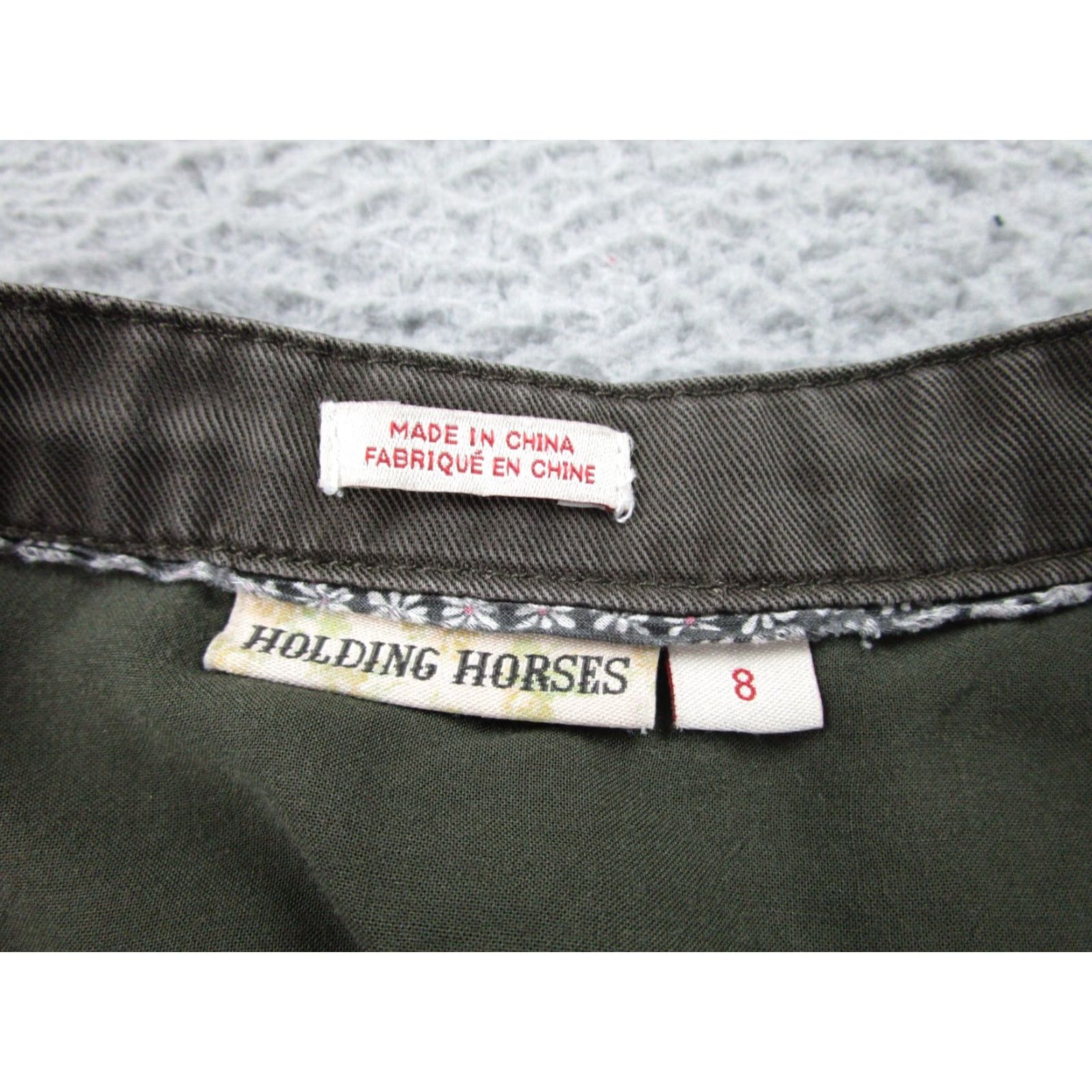 Vintage Holding Horses Women's Shirt Dress 8 Brown Bohemian Western Casual Long Sleeve Twill Size M / US 6-8 / IT 42-44 - 5 Thumbnail