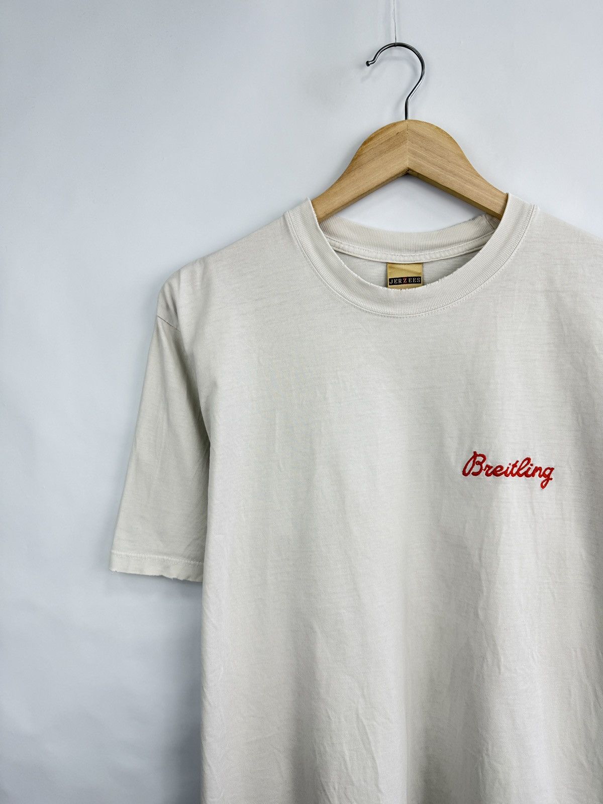 Breitling × Vintage 🇨🇭Vintage 90s Breitling Emergency Swiss Switzerland T-Shirt Size US L / EU 52-54 / 3 - 3 Thumbnail
