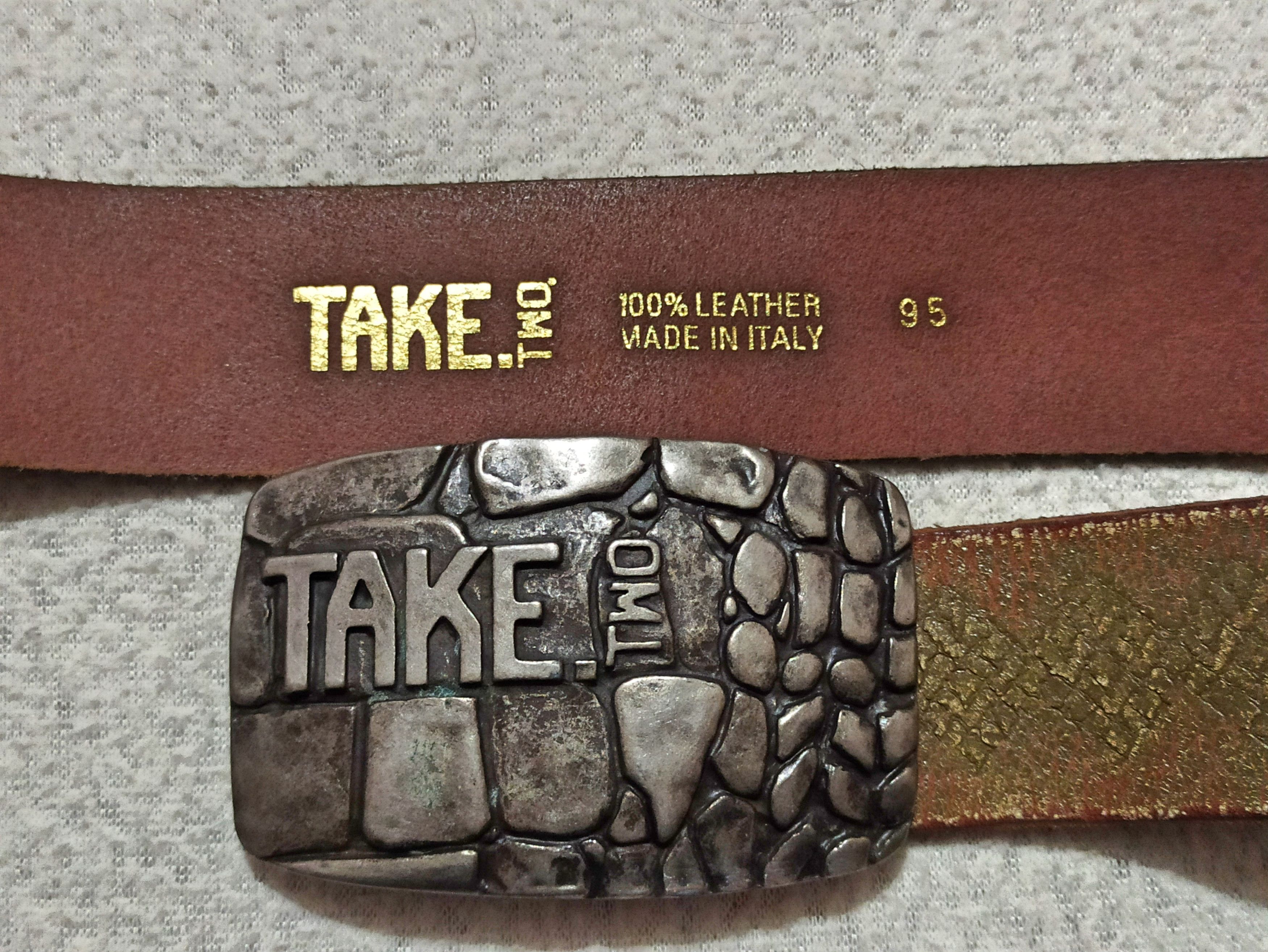 Vintage Take Two leather vintage belt Size ONE SIZE - 2 Thumbnail