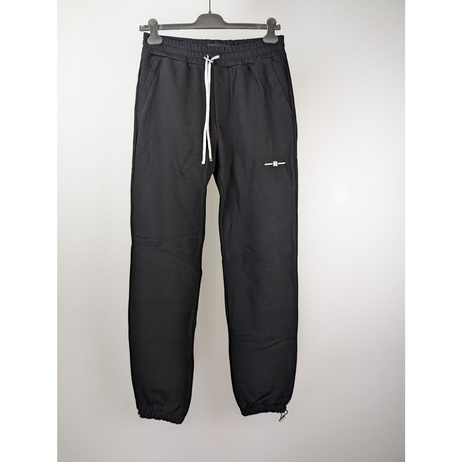 Amiri o1rshd1 Micro MA Bar Sweatpant in Black Size US 32 / EU 48 - 1 Thumbnail