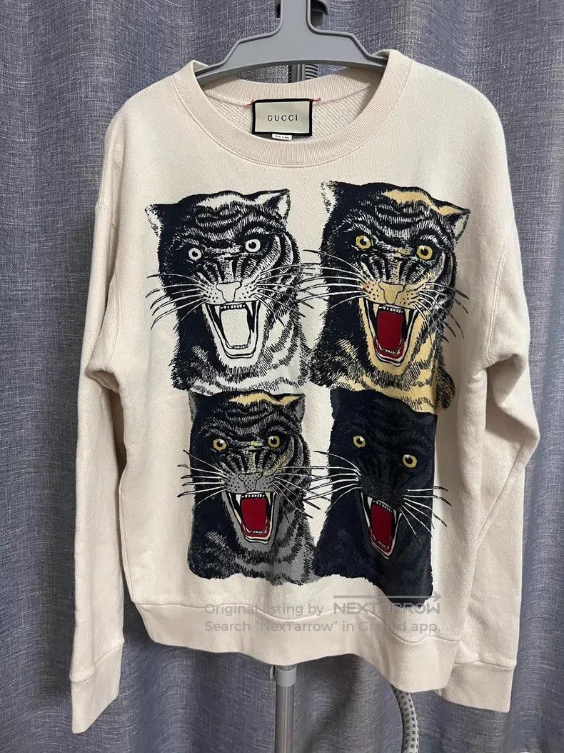 Gucci Gucci White sweatshirt Size S / US 4 / IT 40 - 1 Thumbnail
