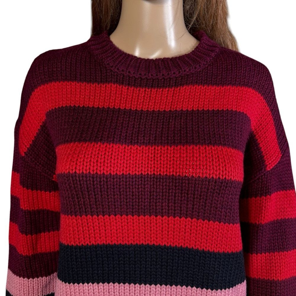 Sundry New Sundry Wool Striped Sweater Size 1 US S Size S / US 4 / IT 40 - 2 Thumbnail