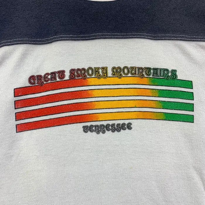 Vintage Vintage 80’ TENNESSEE GREAT SMOKY MOUNTAIN Tee Shirt Size US L / EU 52-54 / 3 - 4 Thumbnail