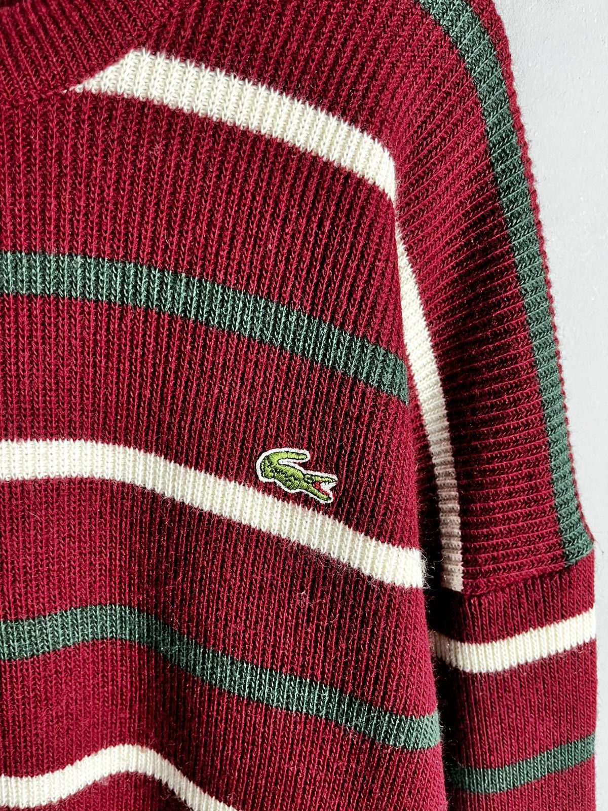 Lacoste Lacoste knit sweater vintage 90s made france 🇫🇷 Size US XL / EU 56 / 4 - 3 Thumbnail