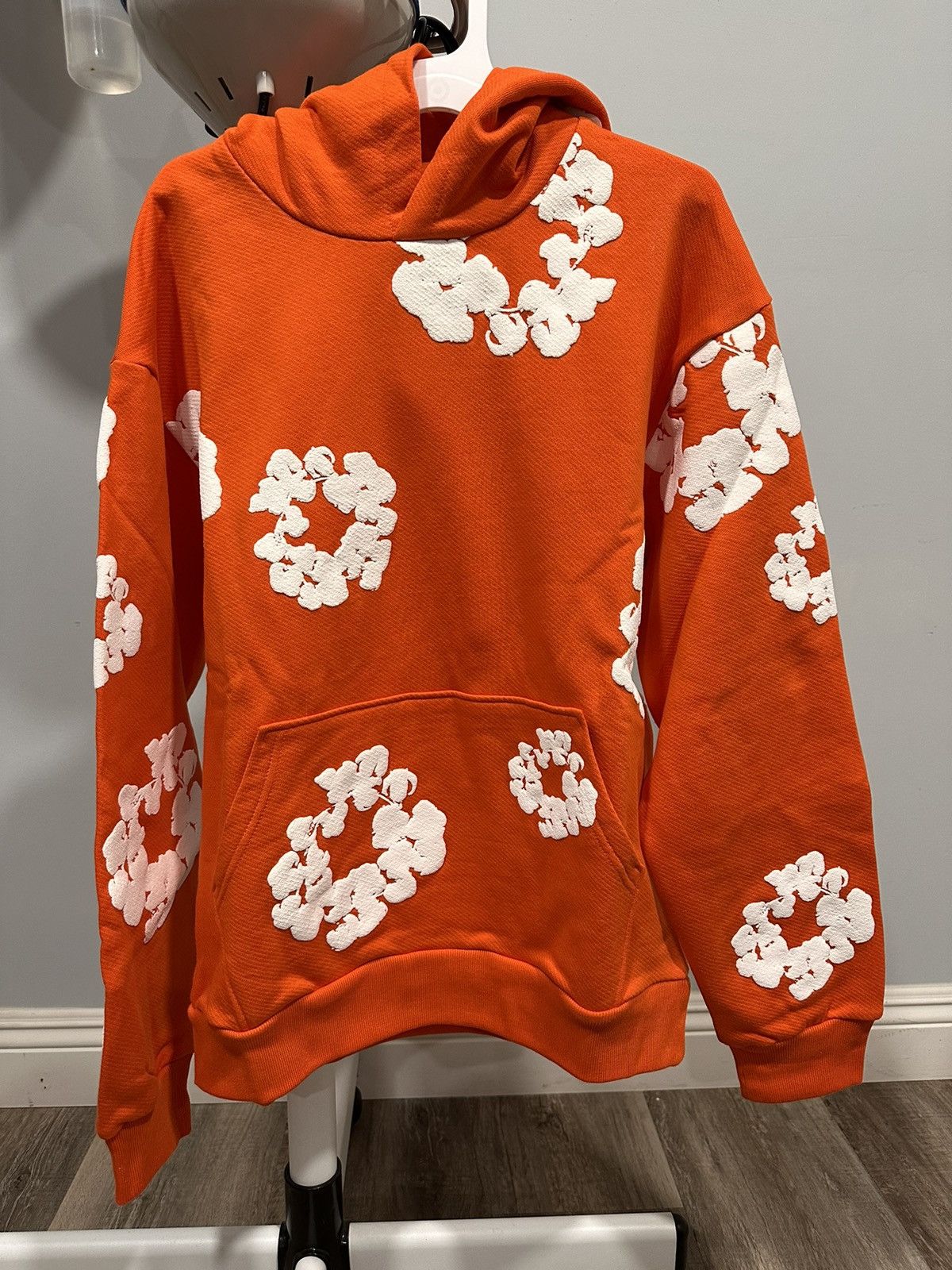 Pre-owned Denim Tears Hoodie Denimtears Orange