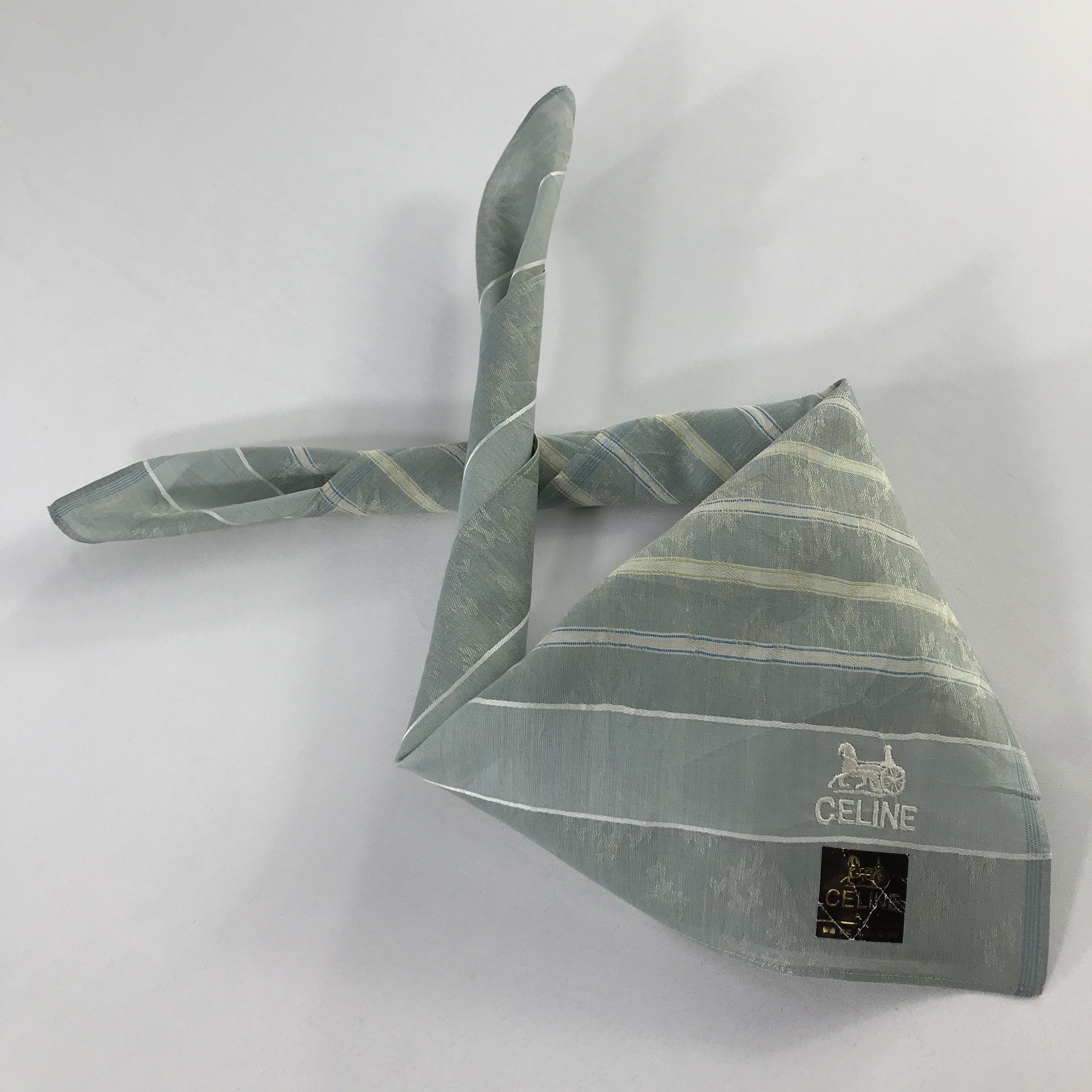 Celine × Vintage Celine Bandana / Handkerchief / Neckerchief - S841 Size ONE SIZE - 4 Thumbnail
